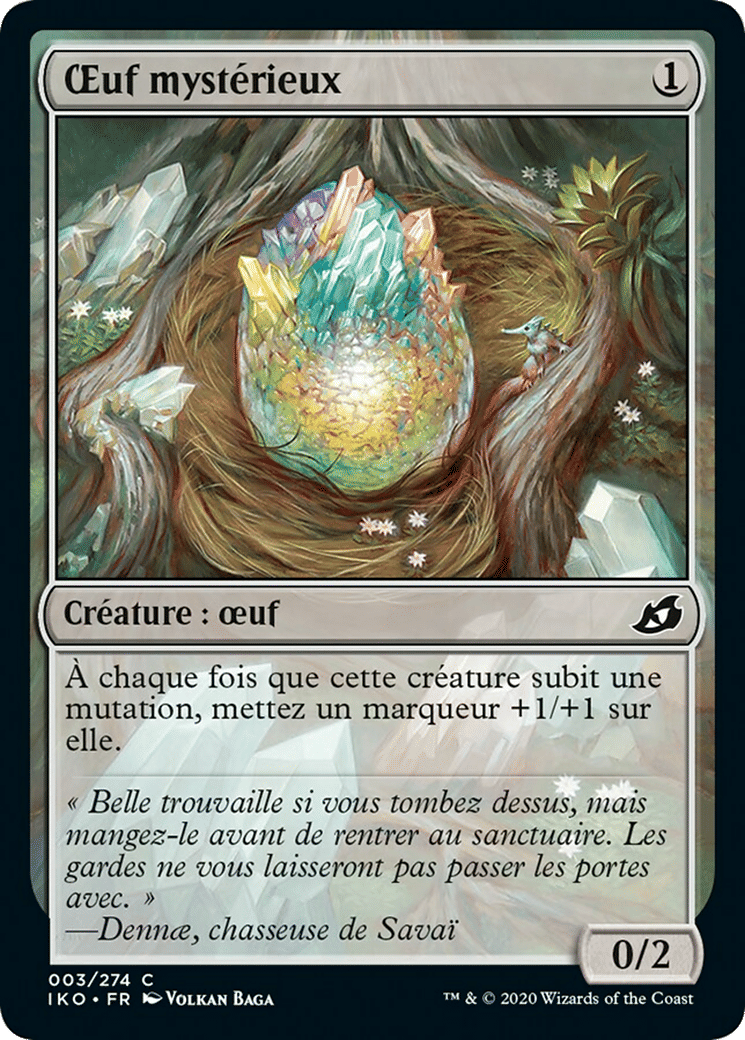 Œuf mystérieux — Ikoria: Lair of Behemoths — Magic: The Gathering