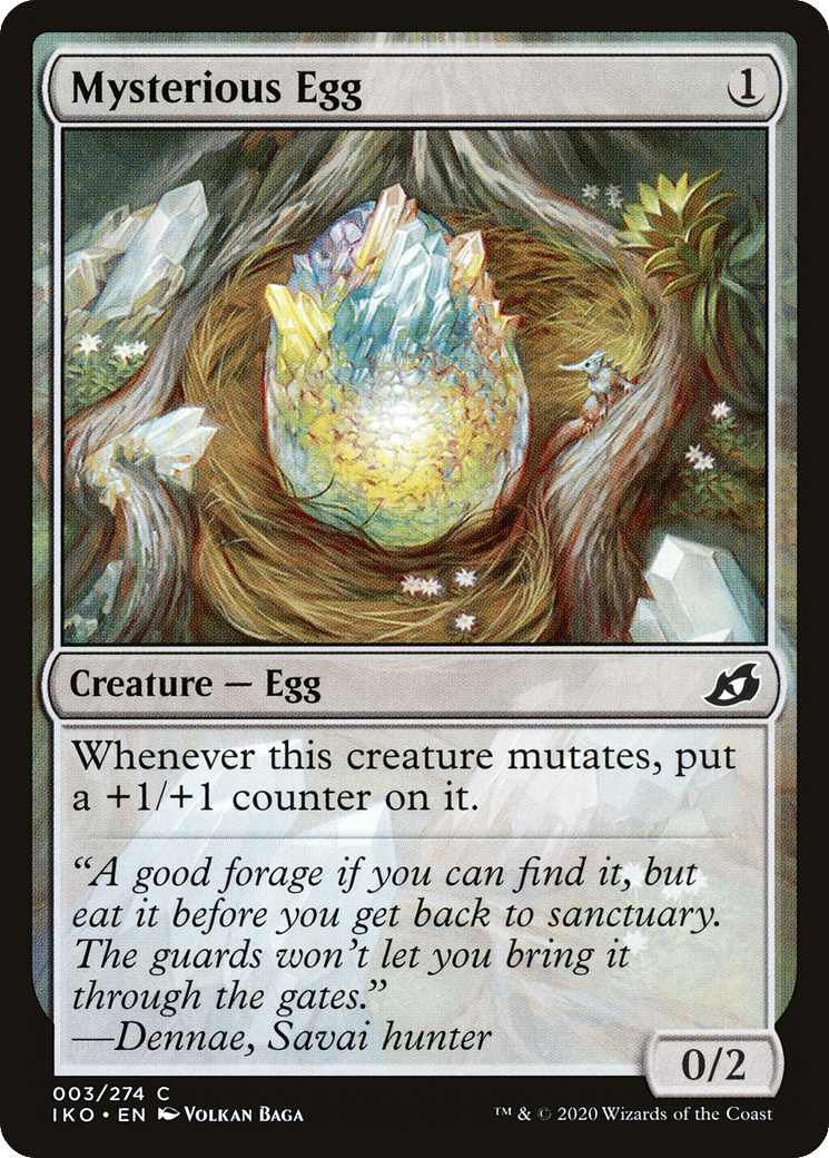 Mysterious Egg — Ikoria: Lair of Behemoths — Magic: The Gathering