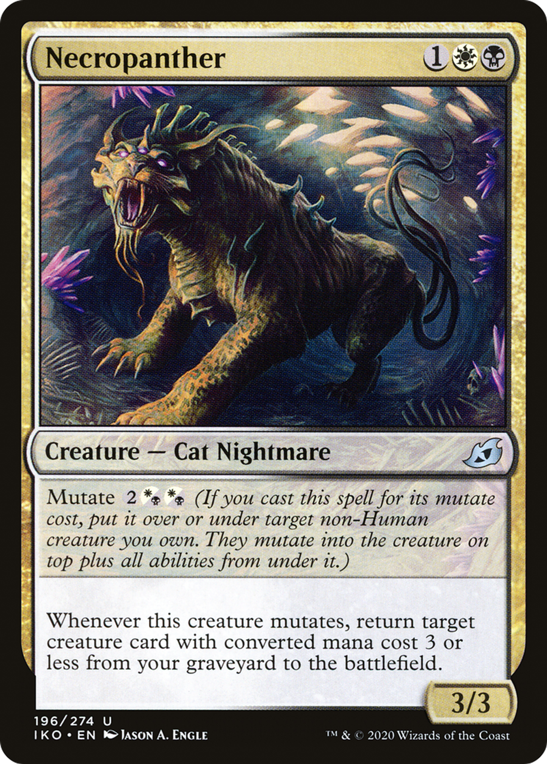 Necropanther — Ikoria: Lair of Behemoths — Magic: The Gathering