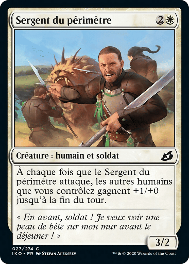 Sergent du périmètre — Ikoria: Lair of Behemoths — Magic: The Gathering