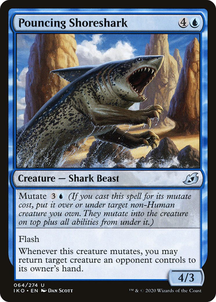 Pouncing Shoreshark — Ikoria: Lair of Behemoths — Magic: The Gathering