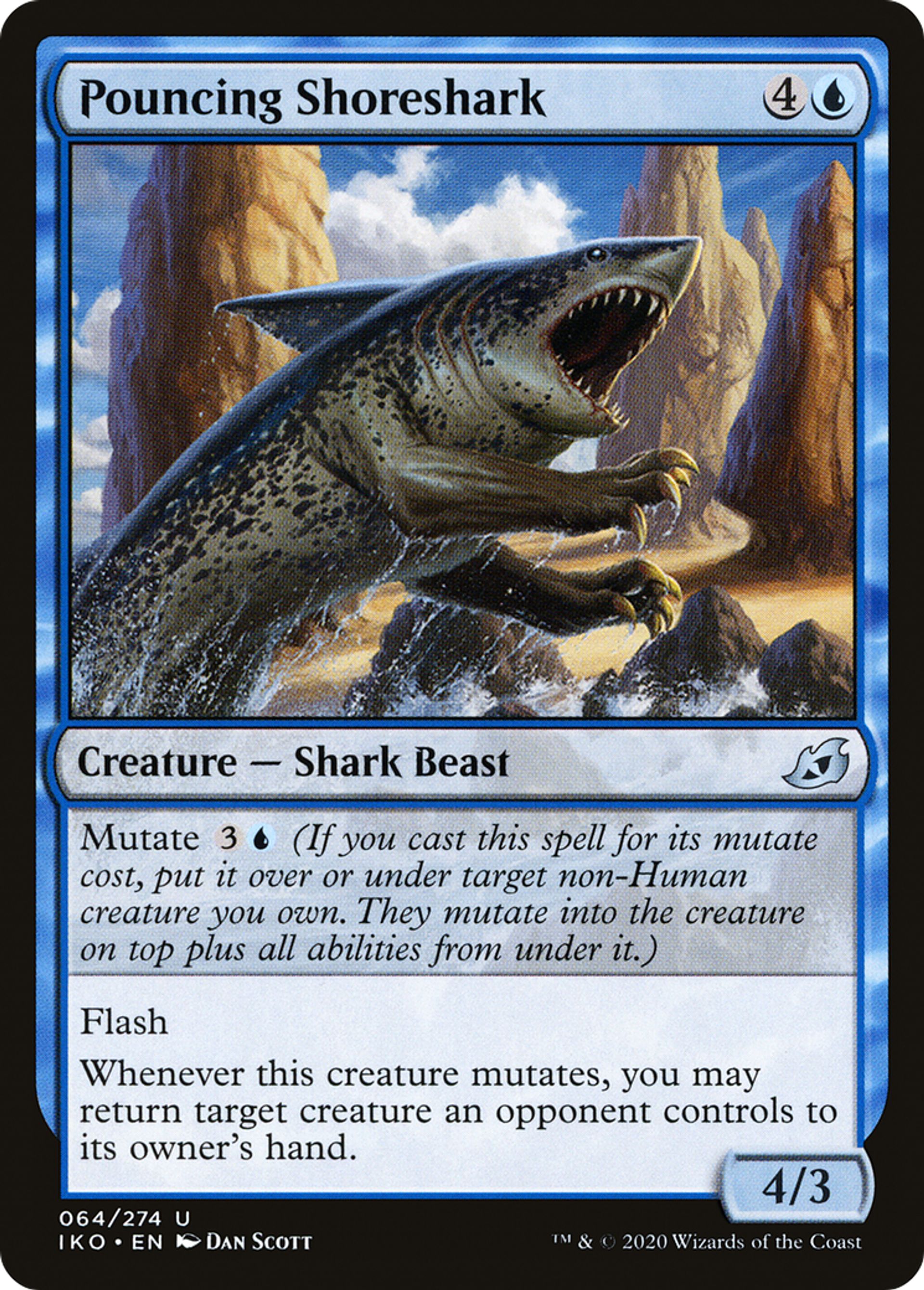 Pouncing Shoreshark — Ikoria: Lair of Behemoths — Magic: The Gathering