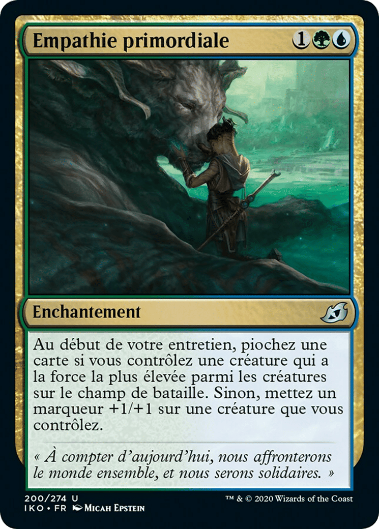 Empathie primordiale — Ikoria: Lair of Behemoths — Magic: The Gathering