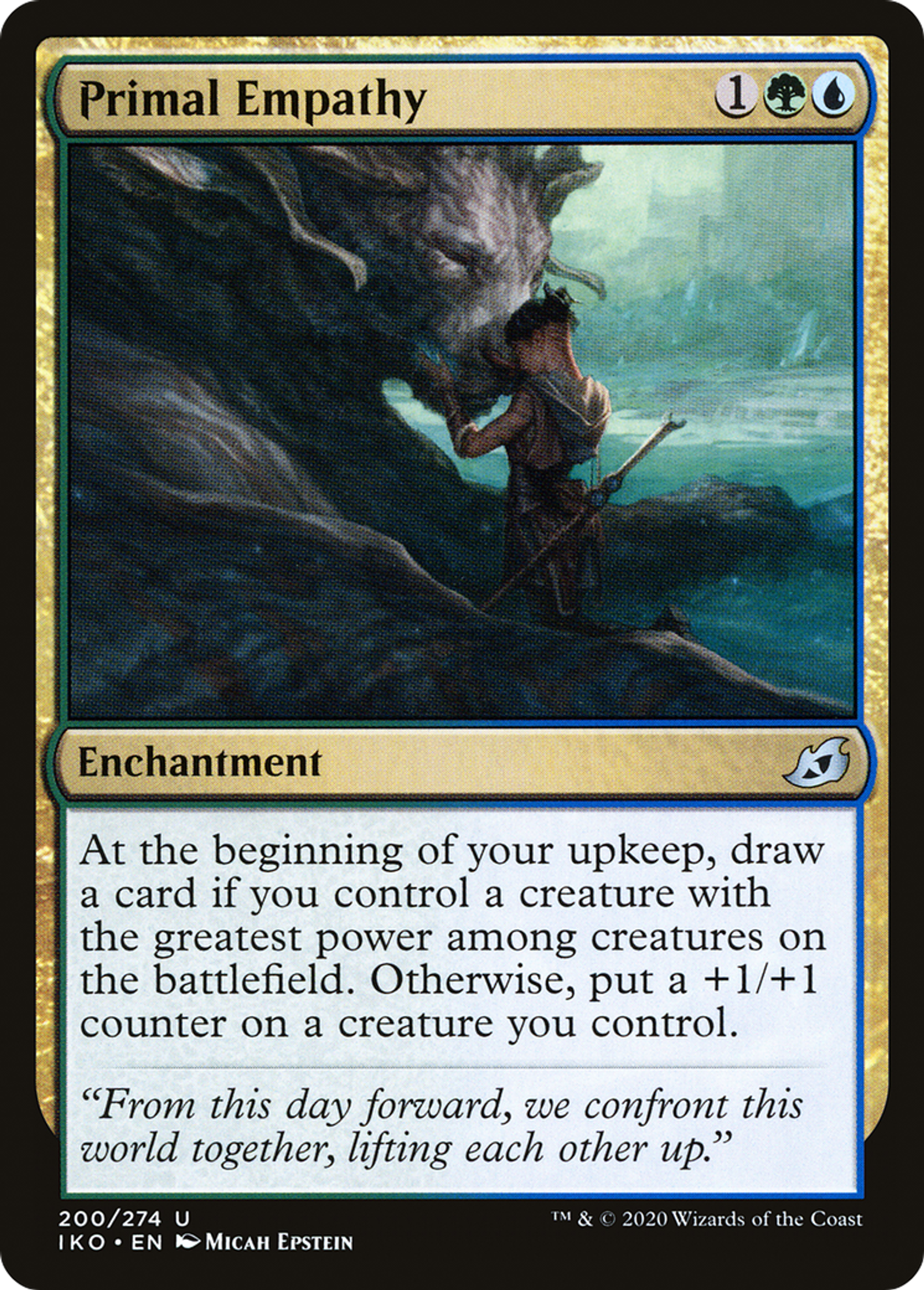 Empathie primordiale — Ikoria: Lair of Behemoths — Magic: The Gathering