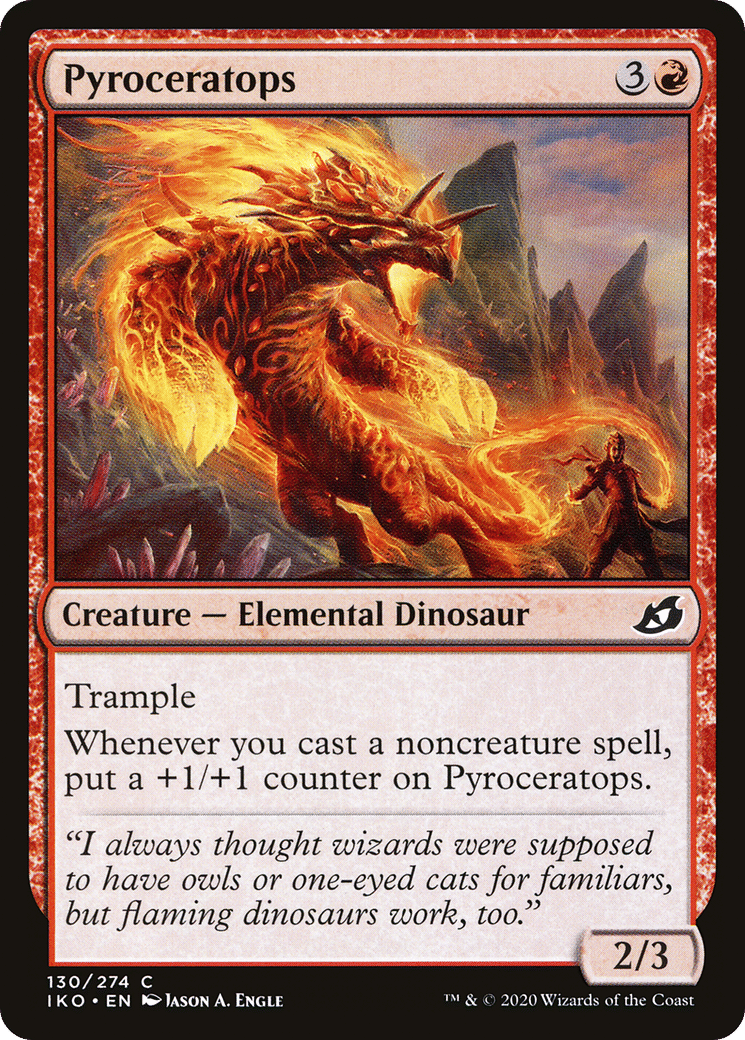 Pyroceratops — Ikoria: Lair of Behemoths — Magic: The Gathering
