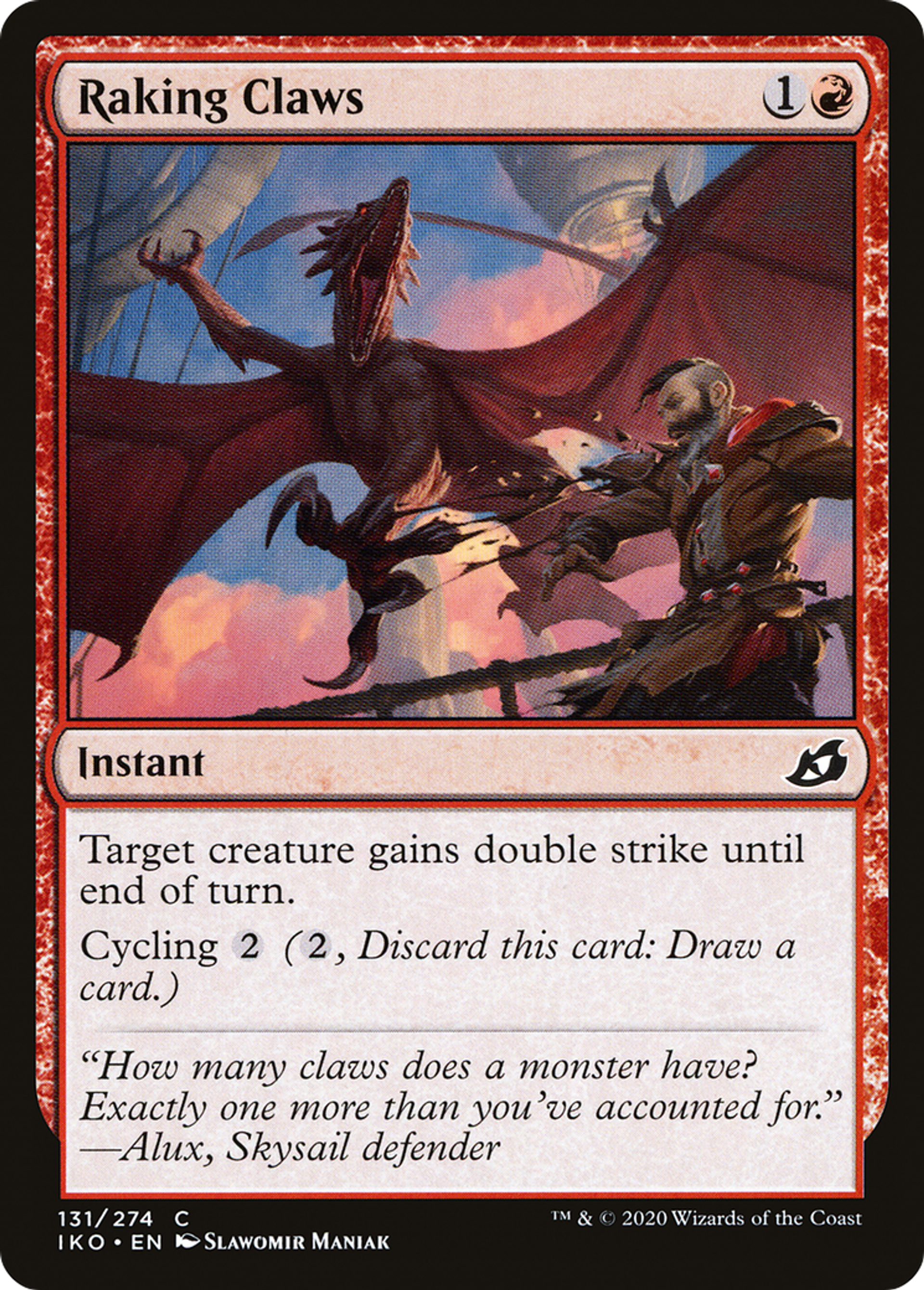 Raking Claws — Ikoria: Lair of Behemoths — Magic: The Gathering