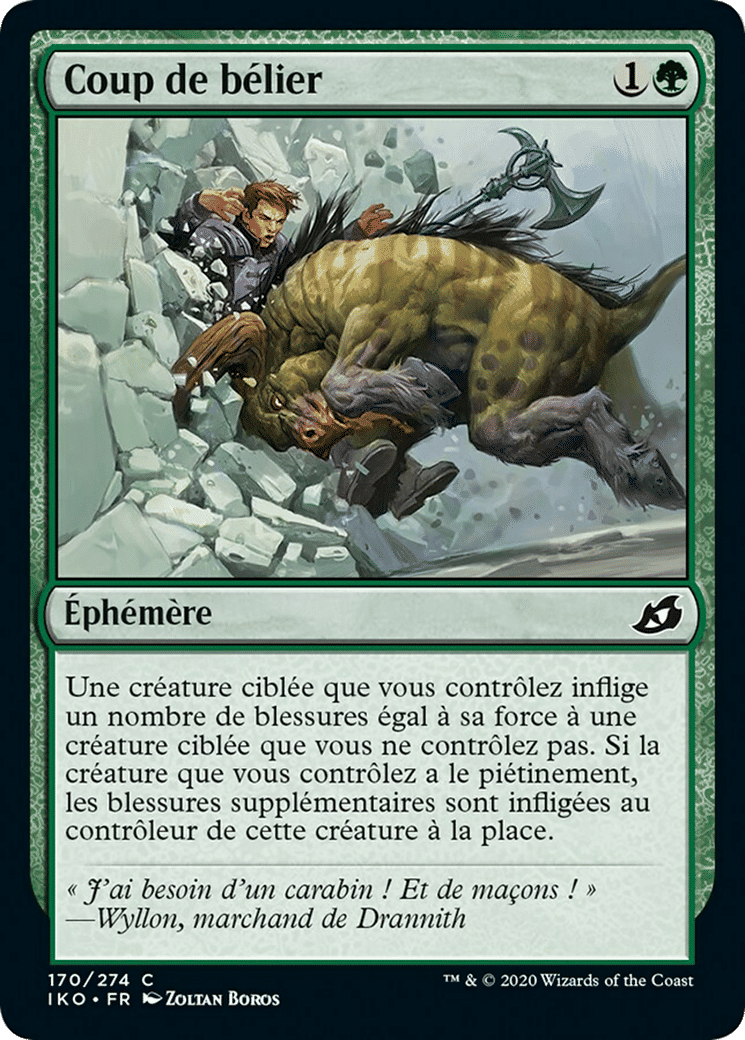 Coup de bélier — Ikoria: Lair of Behemoths — Magic: The Gathering