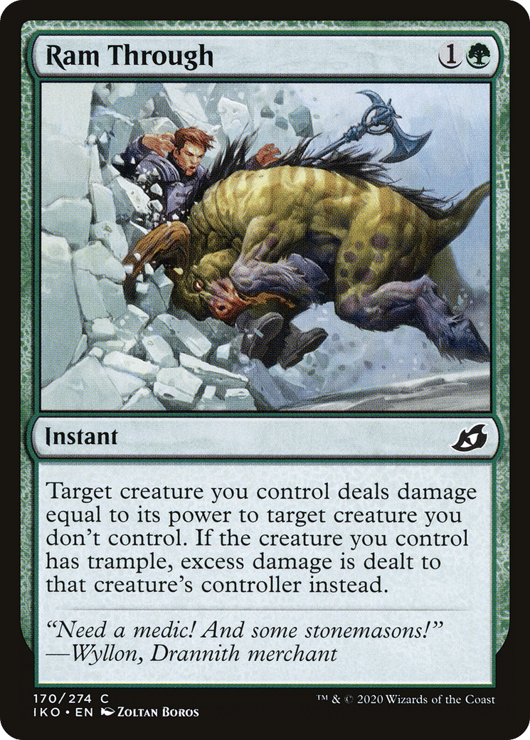 Ram Through — Ikoria: Lair of Behemoths — Magic: The Gathering