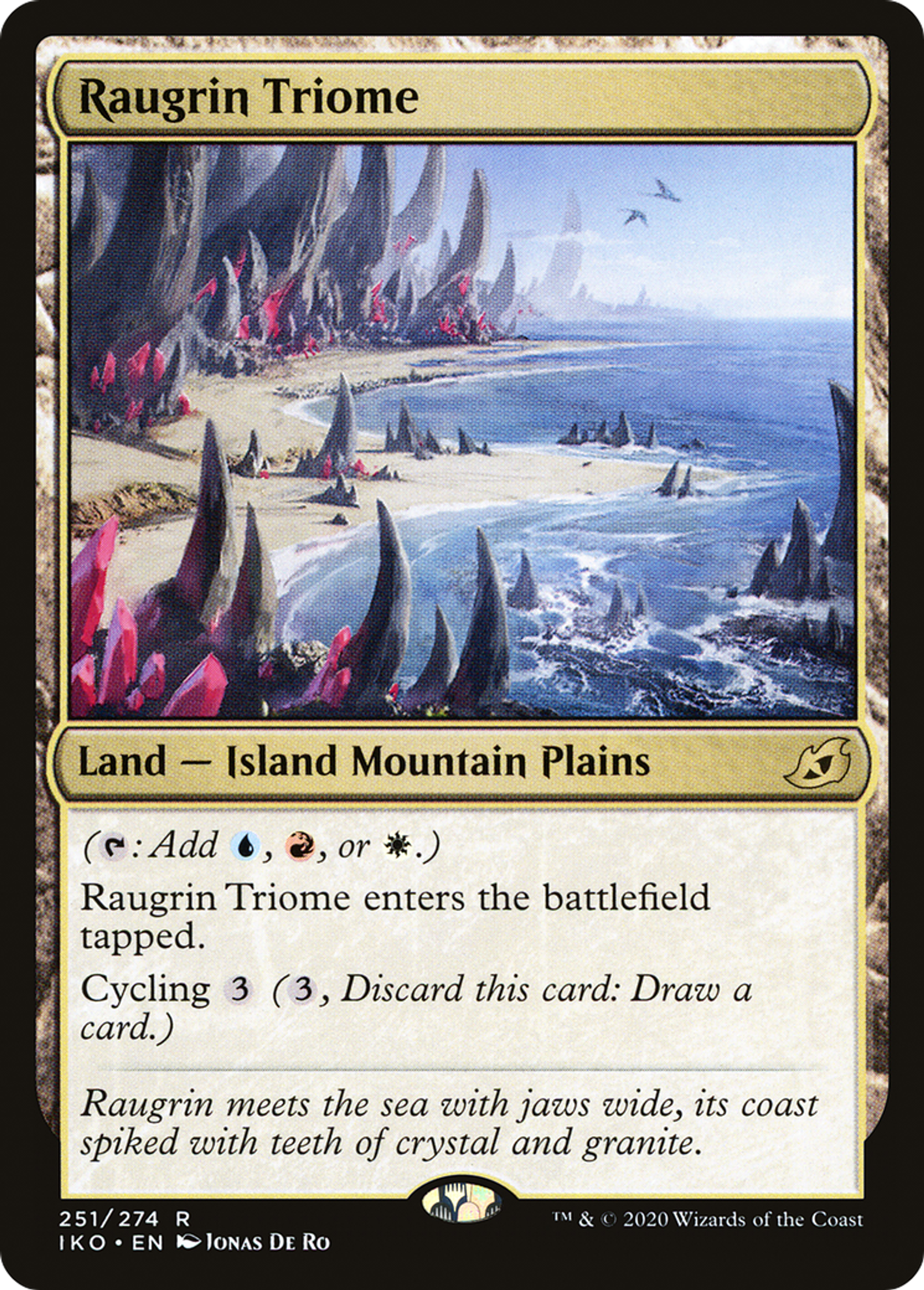 Triome de Raugrin — Ikoria: Lair of Behemoths — Magic: The Gathering