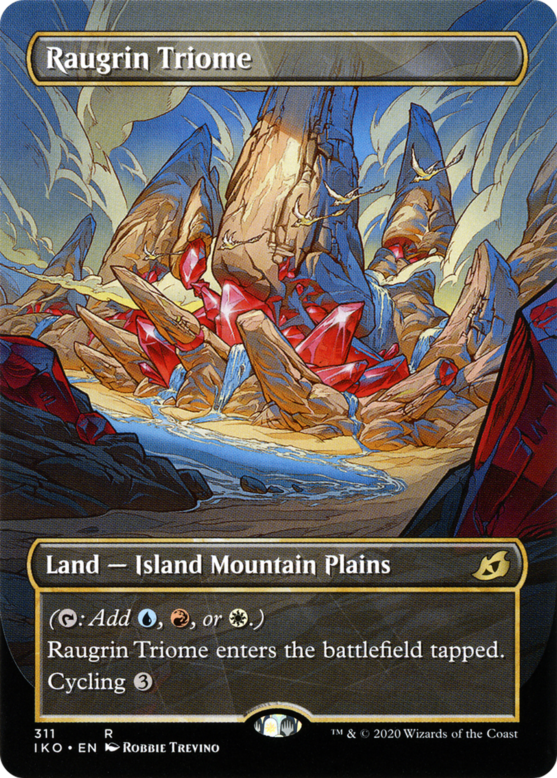 Raugrin Triome — Ikoria: Lair of Behemoths — Magic: The Gathering