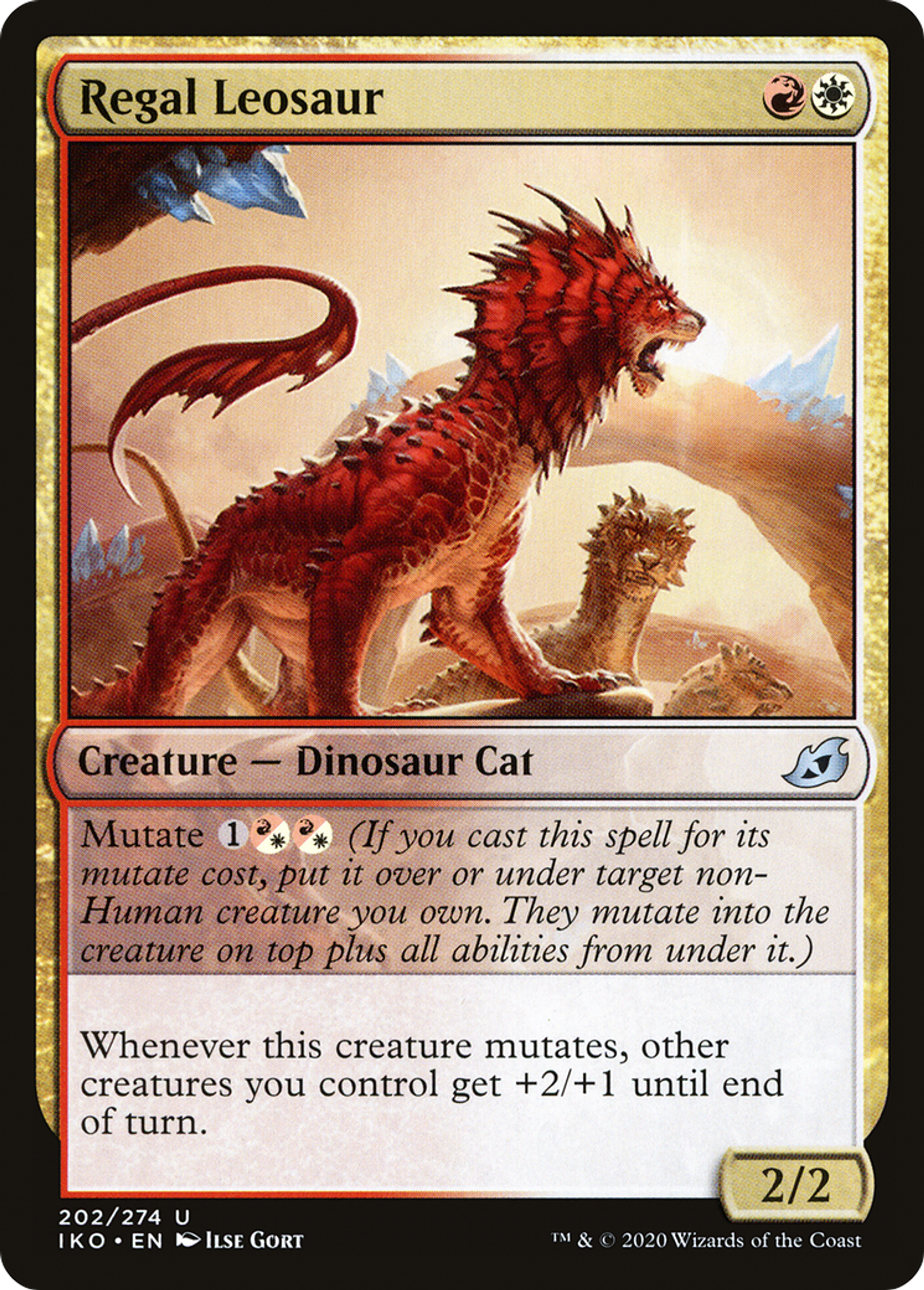 Regal Leosaur — Ikoria: Lair of Behemoths — Magic: The Gathering