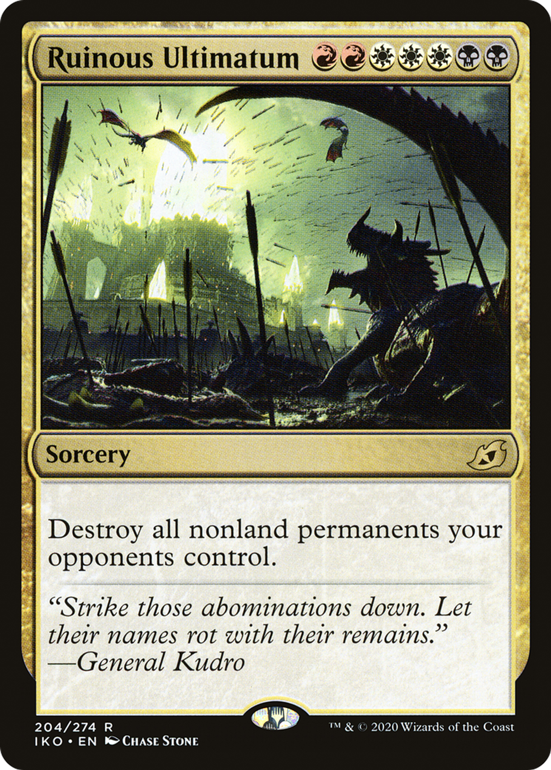 Ultimatum désastreux — Ikoria: Lair of Behemoths — Magic: The Gathering