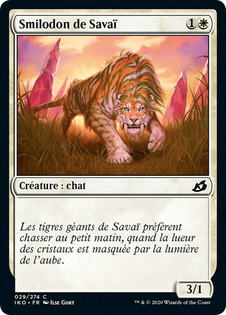 Smilodon de Savaï — Ikoria: Lair of Behemoths — Magic: The Gathering