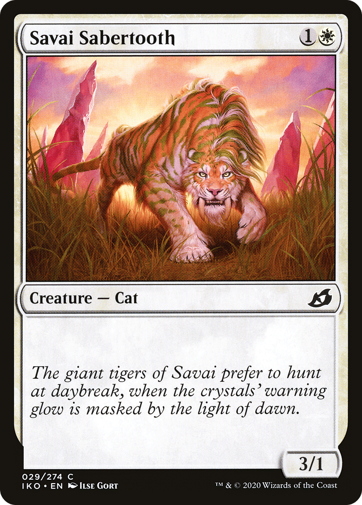 Savai Sabertooth — Ikoria: Lair of Behemoths — Magic: The Gathering