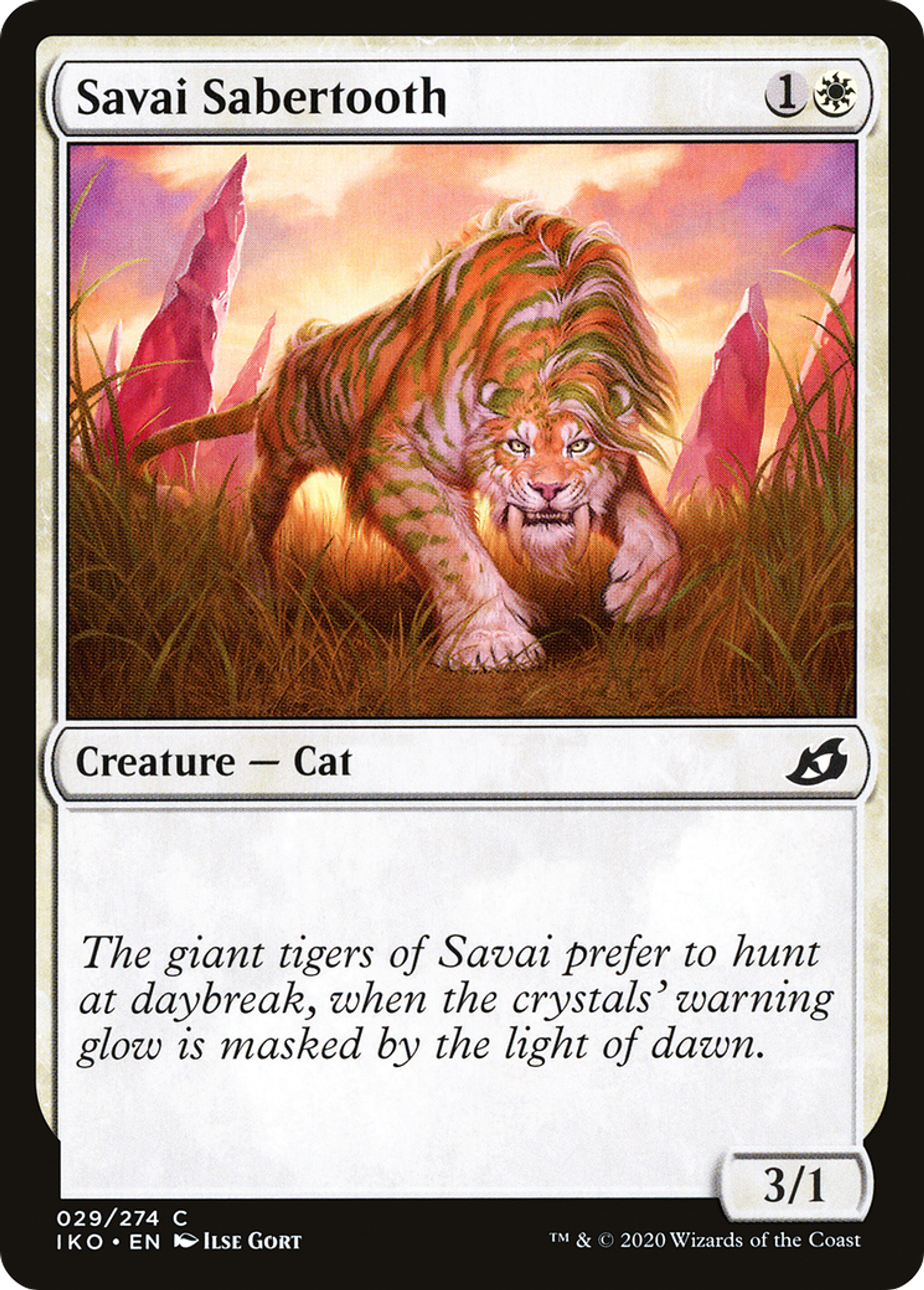 Savai Sabertooth — Ikoria: Lair of Behemoths — Magic: The Gathering