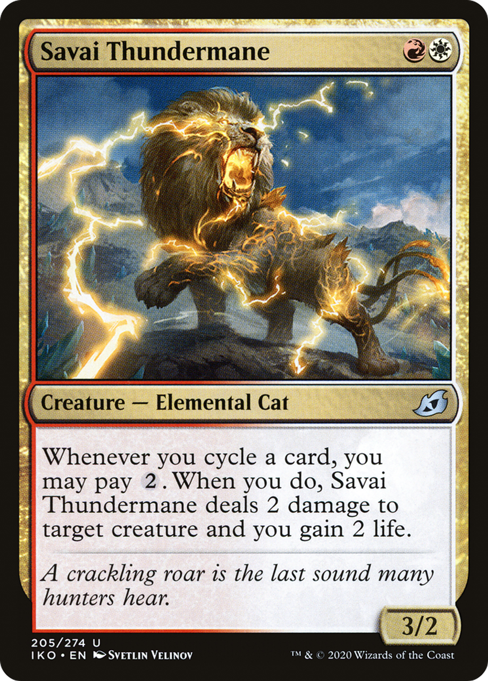 Savai Thundermane — Ikoria: Lair of Behemoths — Magic: The Gathering