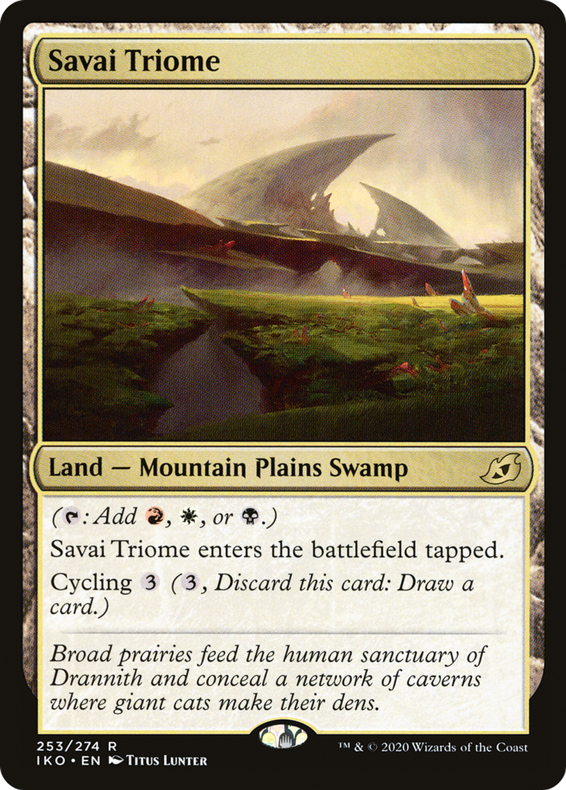 Savai Triome — Ikoria: Lair of Behemoths — Magic: The Gathering