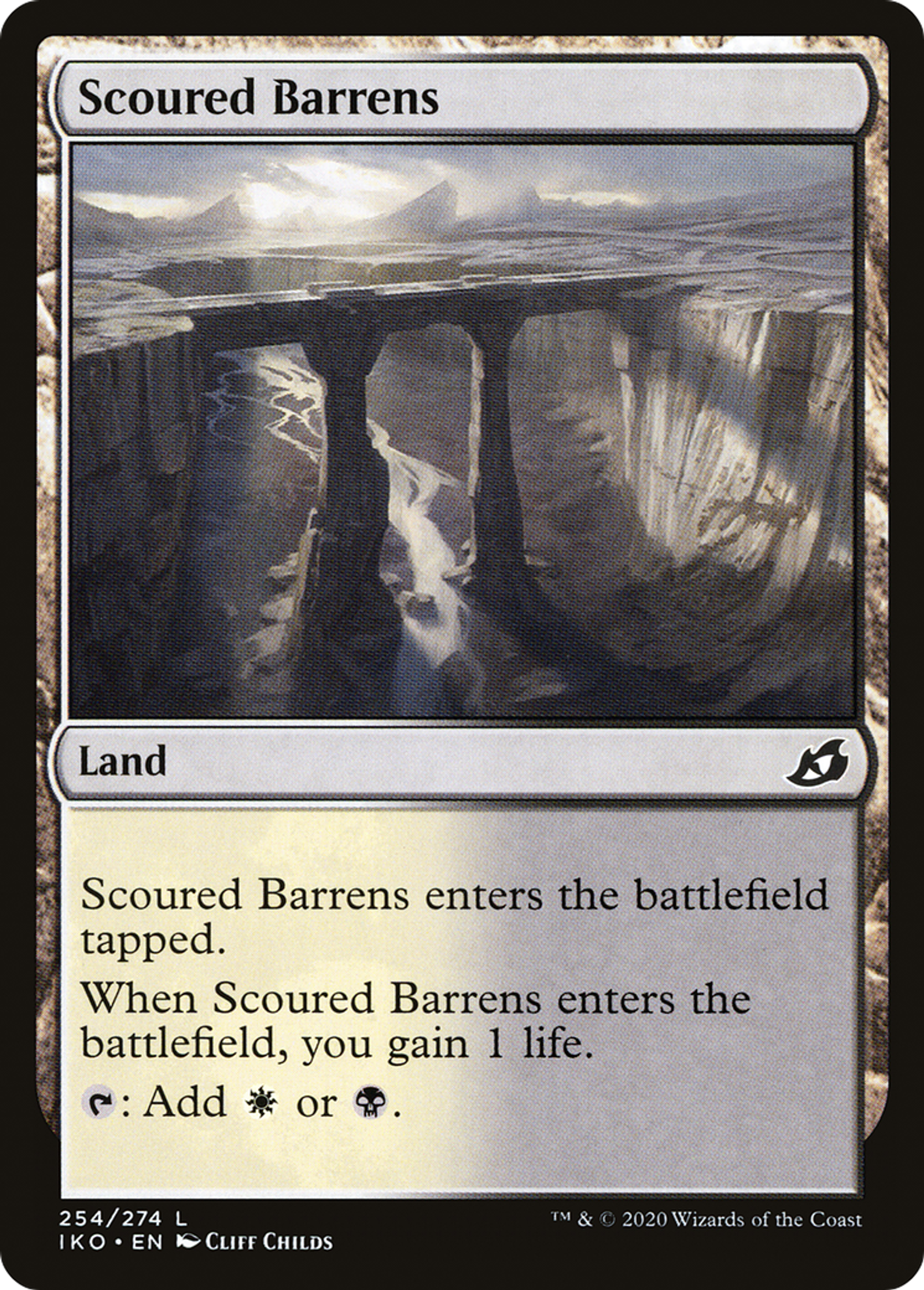 Scoured Barrens — Ikoria: Lair of Behemoths — Magic: The Gathering