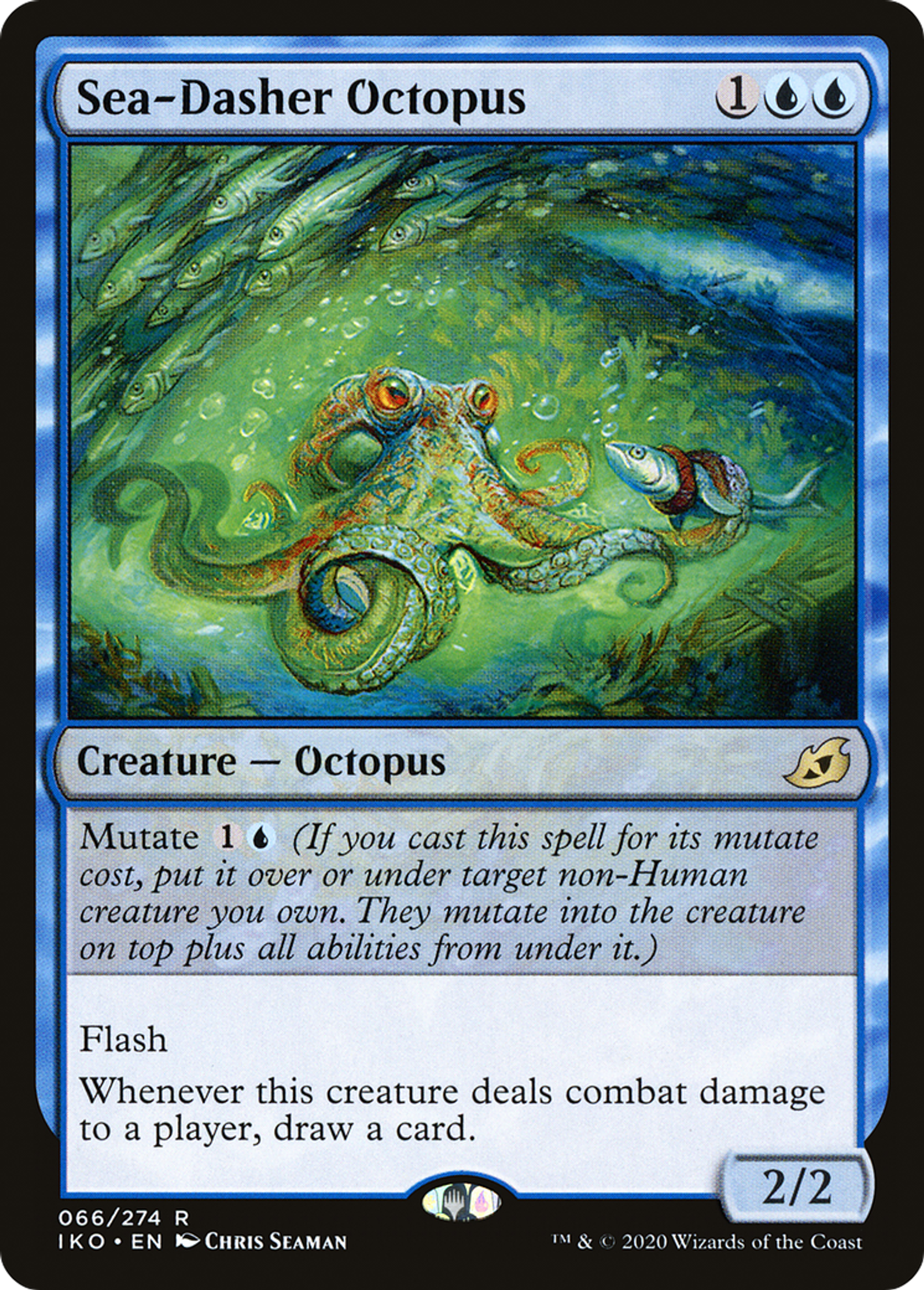 Sea-Dasher Octopus — Ikoria: Lair of Behemoths — Magic: The Gathering