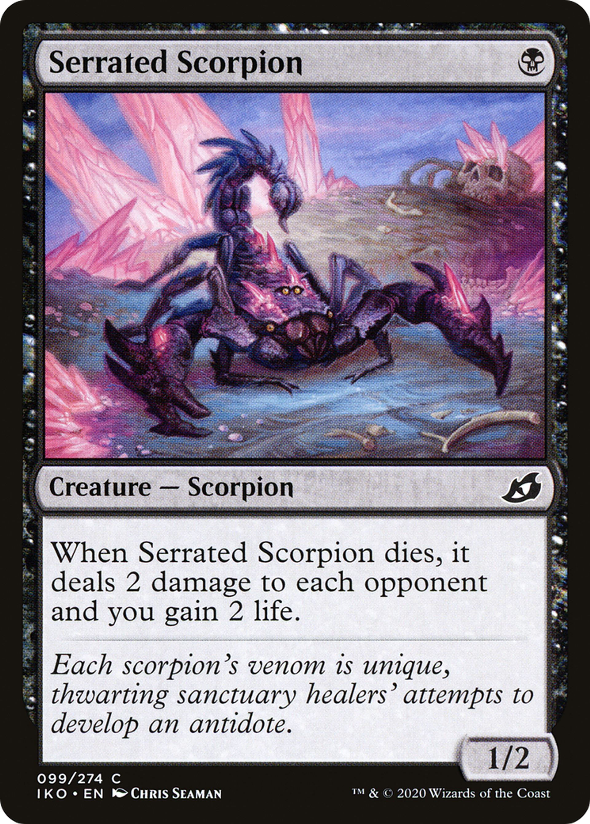 Serrated Scorpion — Ikoria: Lair of Behemoths — Magic: The Gathering
