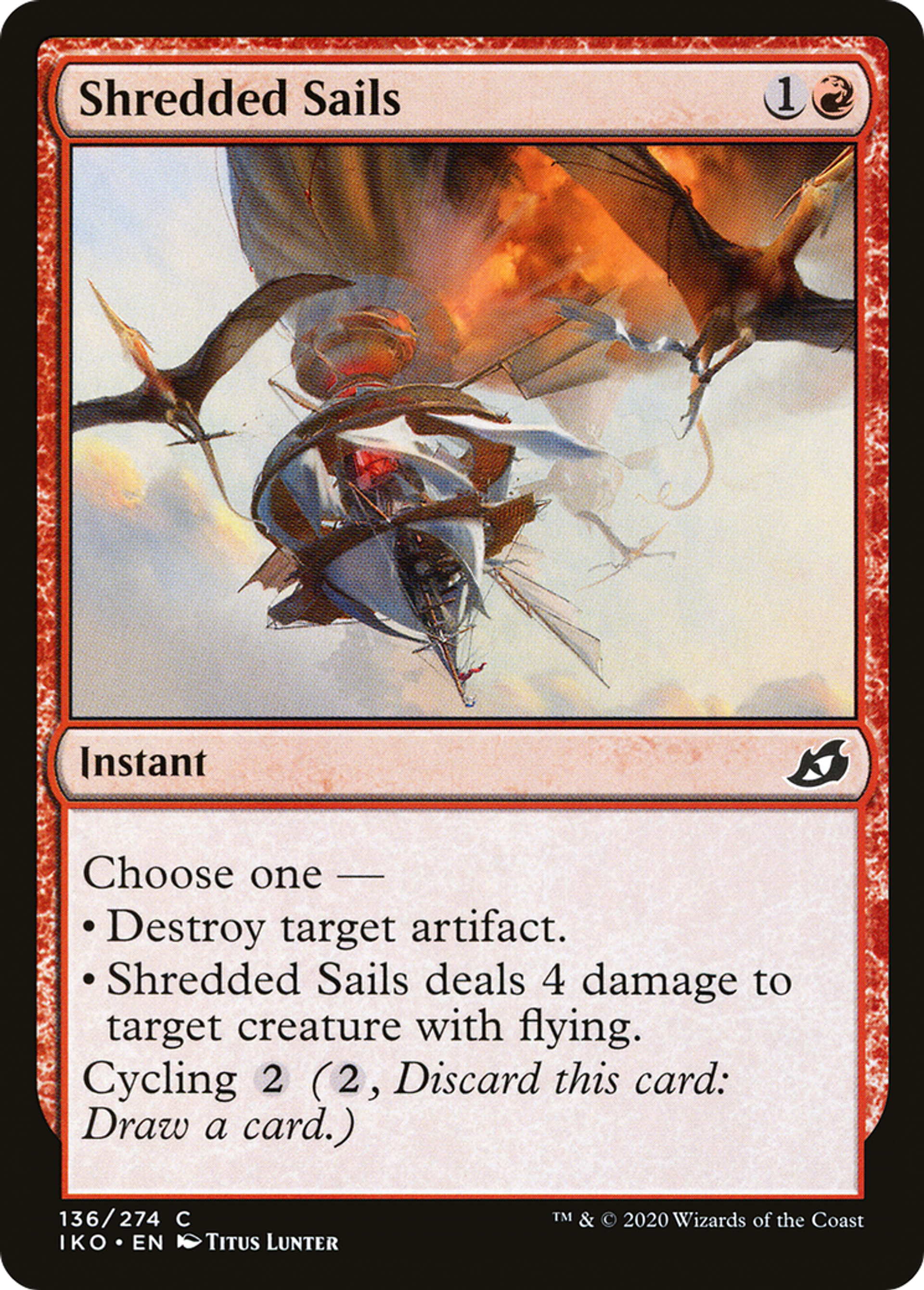 Shredded Sails — Ikoria: Lair of Behemoths — Magic: The Gathering