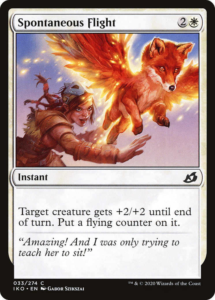 Spontaneous Flight — Ikoria: Lair of Behemoths — Magic: The Gathering