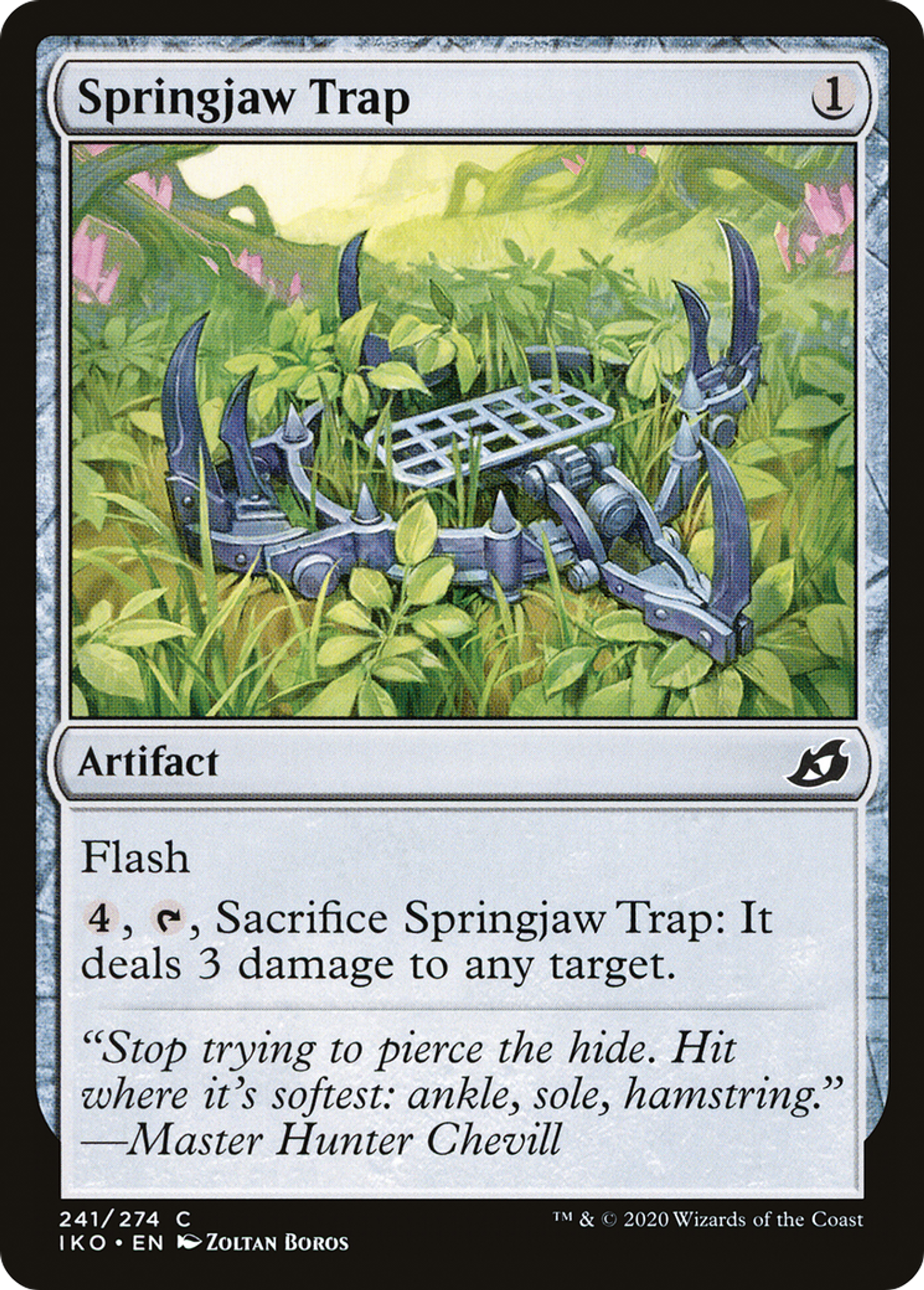 Springjaw Trap — Ikoria: Lair of Behemoths — Magic: The Gathering