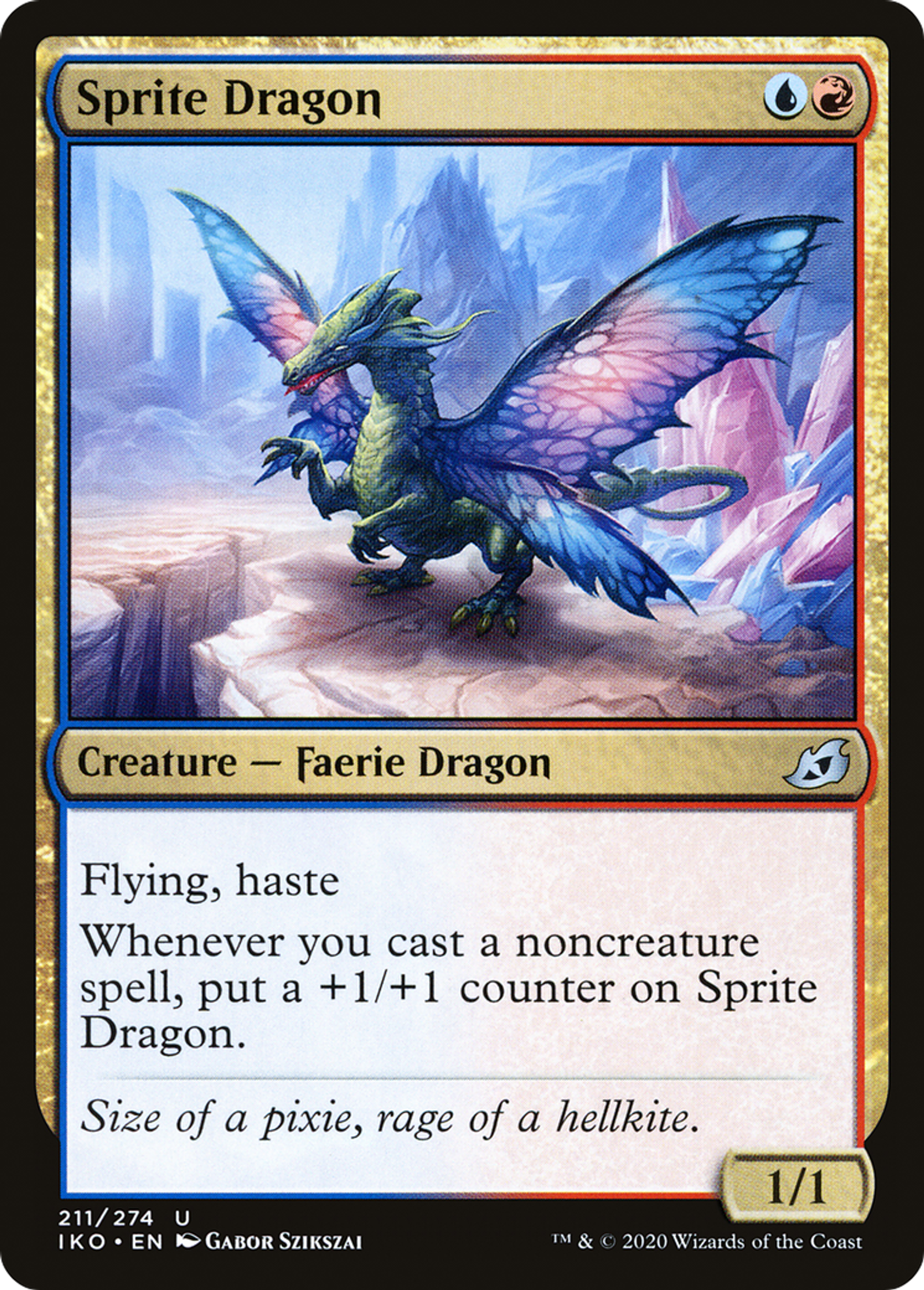 Sprite Dragon — Ikoria: Lair of Behemoths — Magic: The Gathering