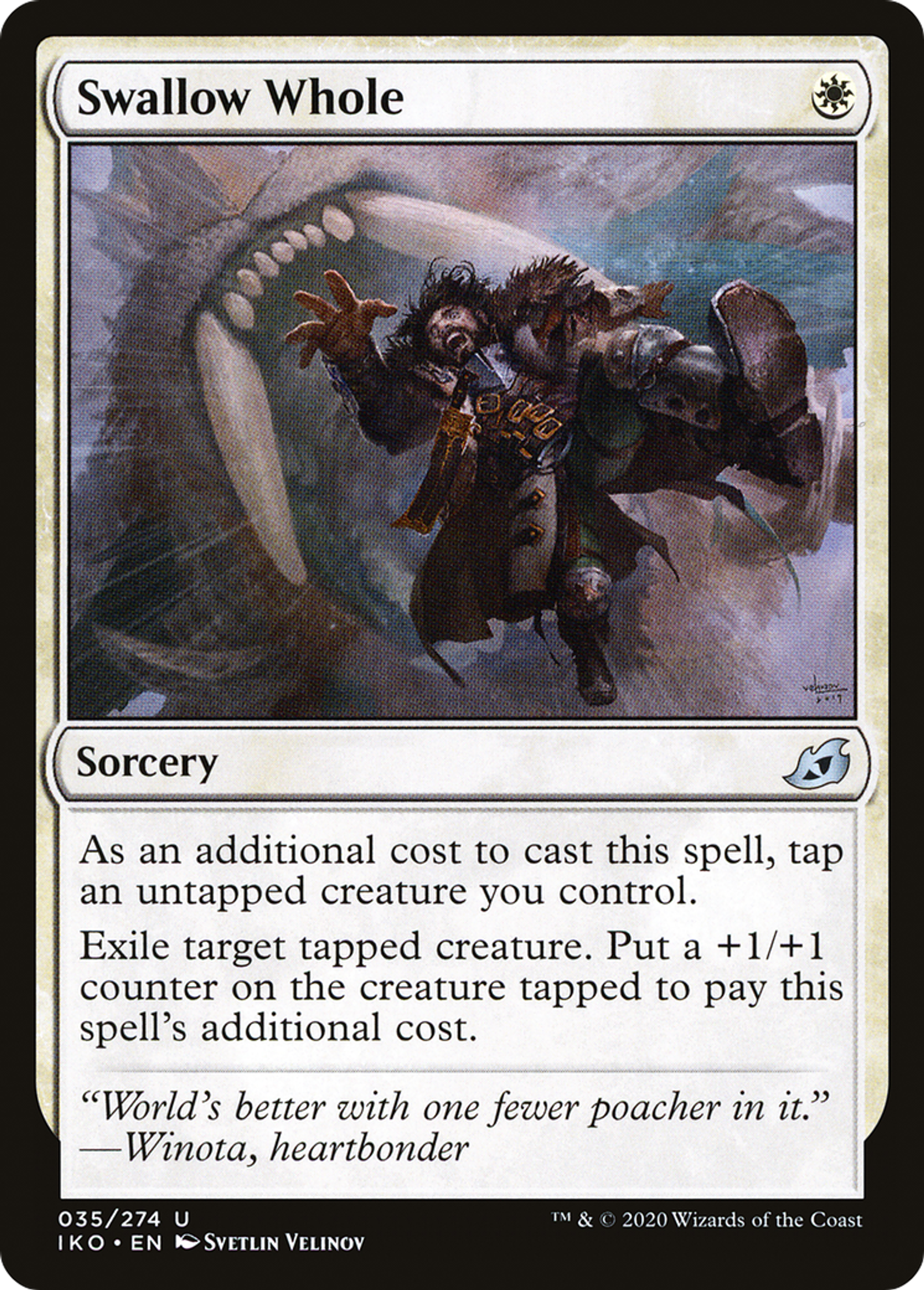 Swallow Whole — Ikoria: Lair of Behemoths — Magic: The Gathering