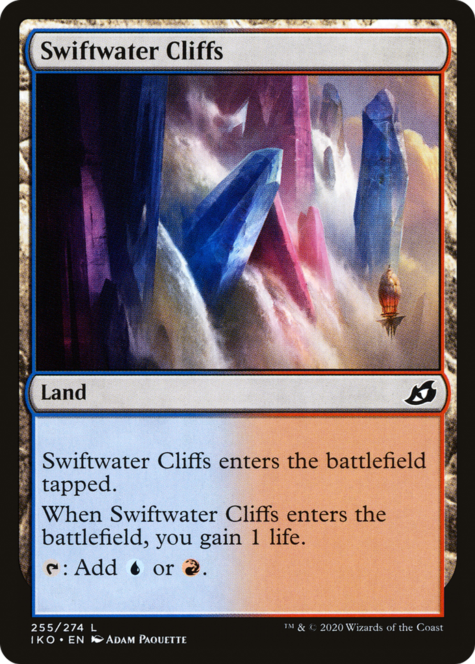 Falaises des eaux vives — Ikoria: Lair of Behemoths — Magic: The Gathering