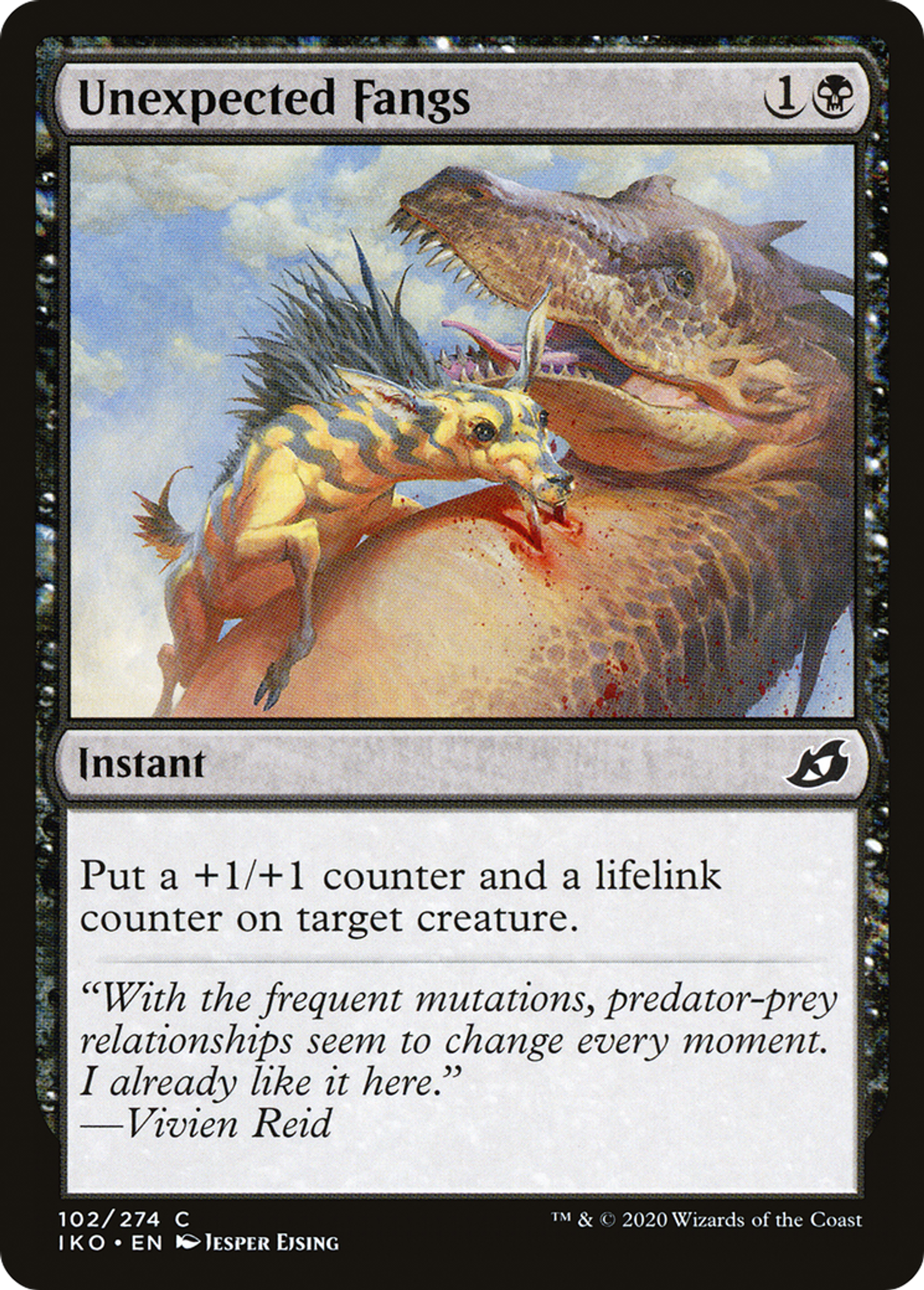 Unexpected Fangs — Ikoria: Lair of Behemoths — Magic: The Gathering
