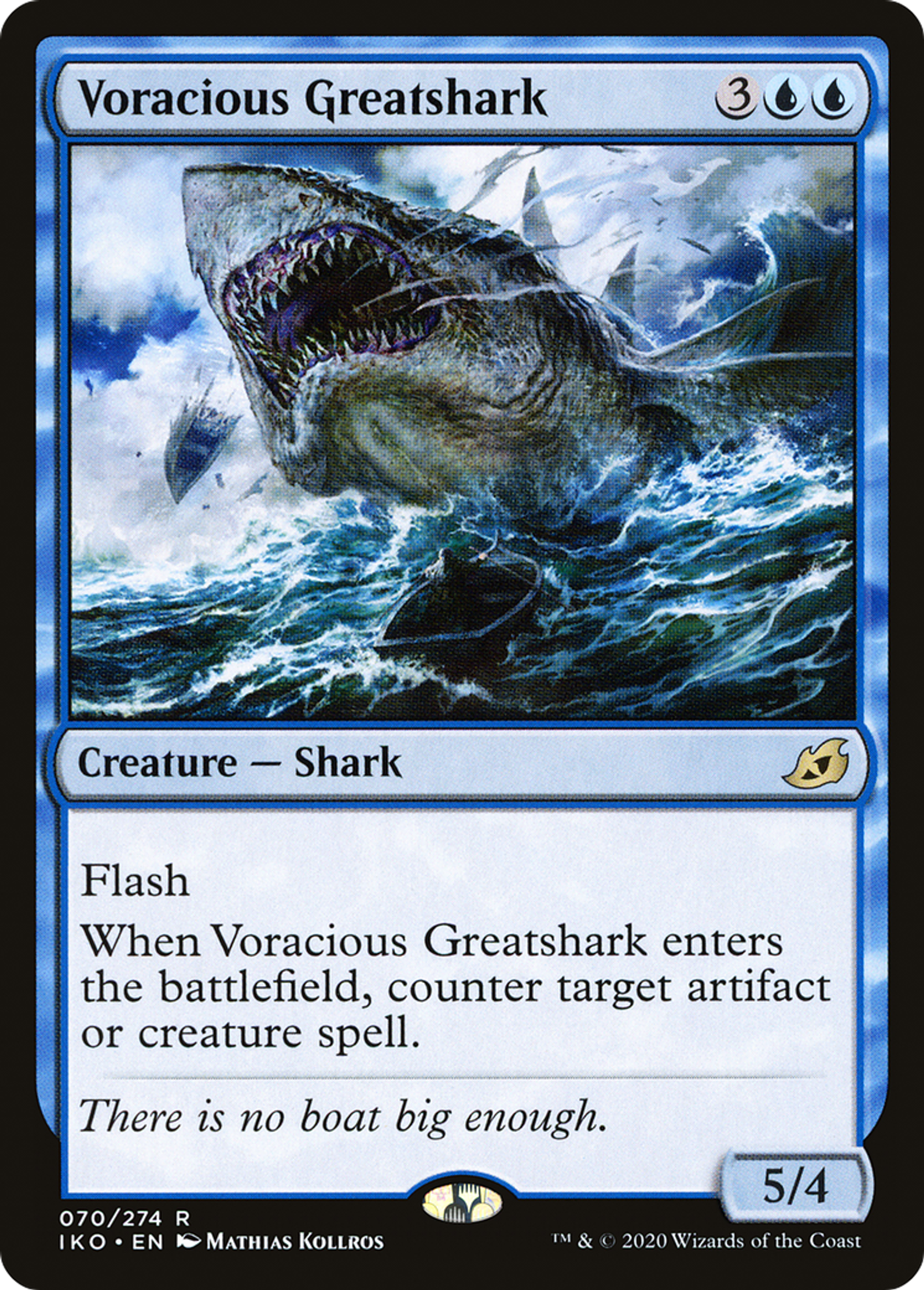 Voracious Greatshark — Ikoria: Lair of Behemoths — Magic: The Gathering