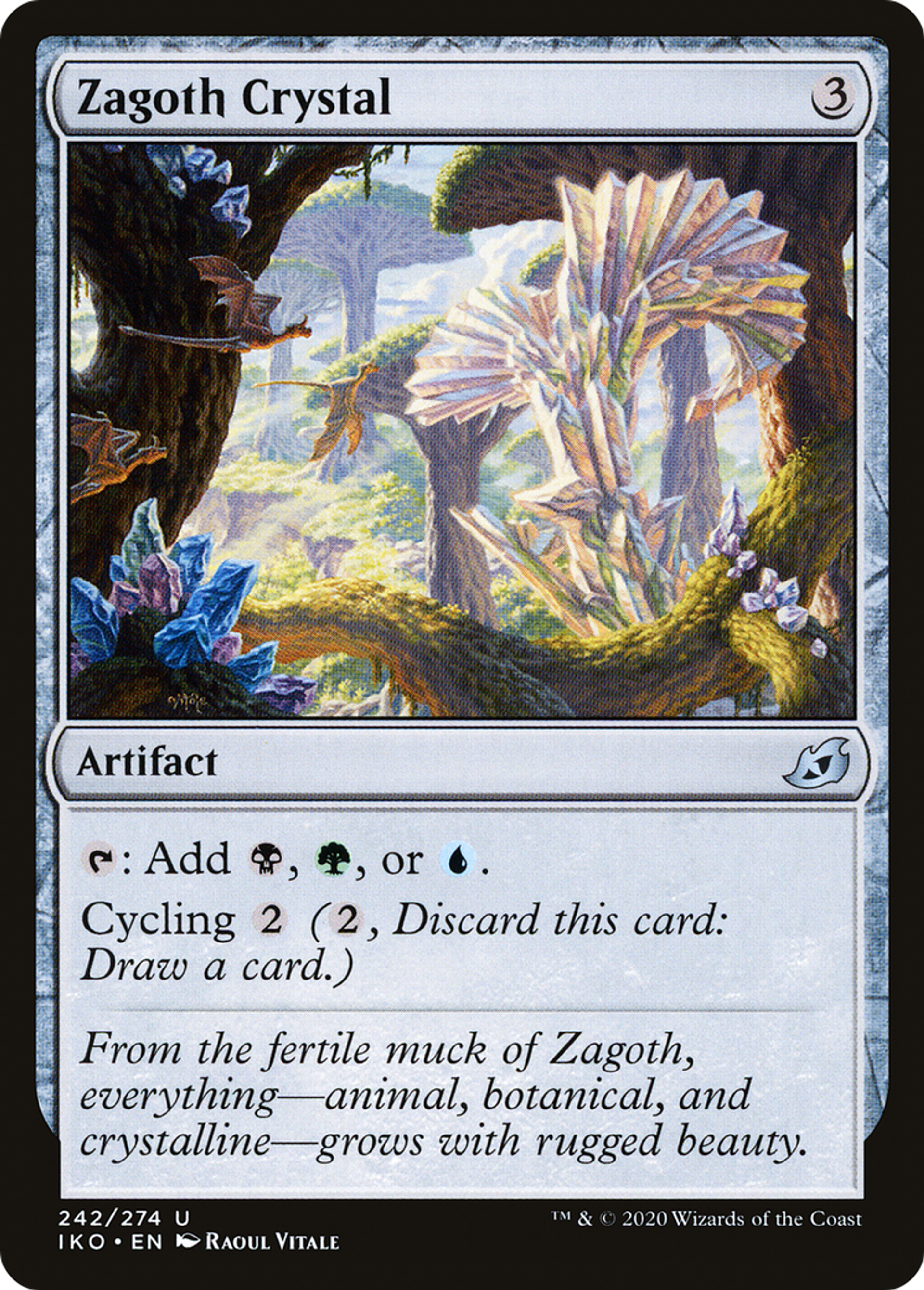 Zagoth Crystal — Ikoria: Lair of Behemoths — Magic: The Gathering