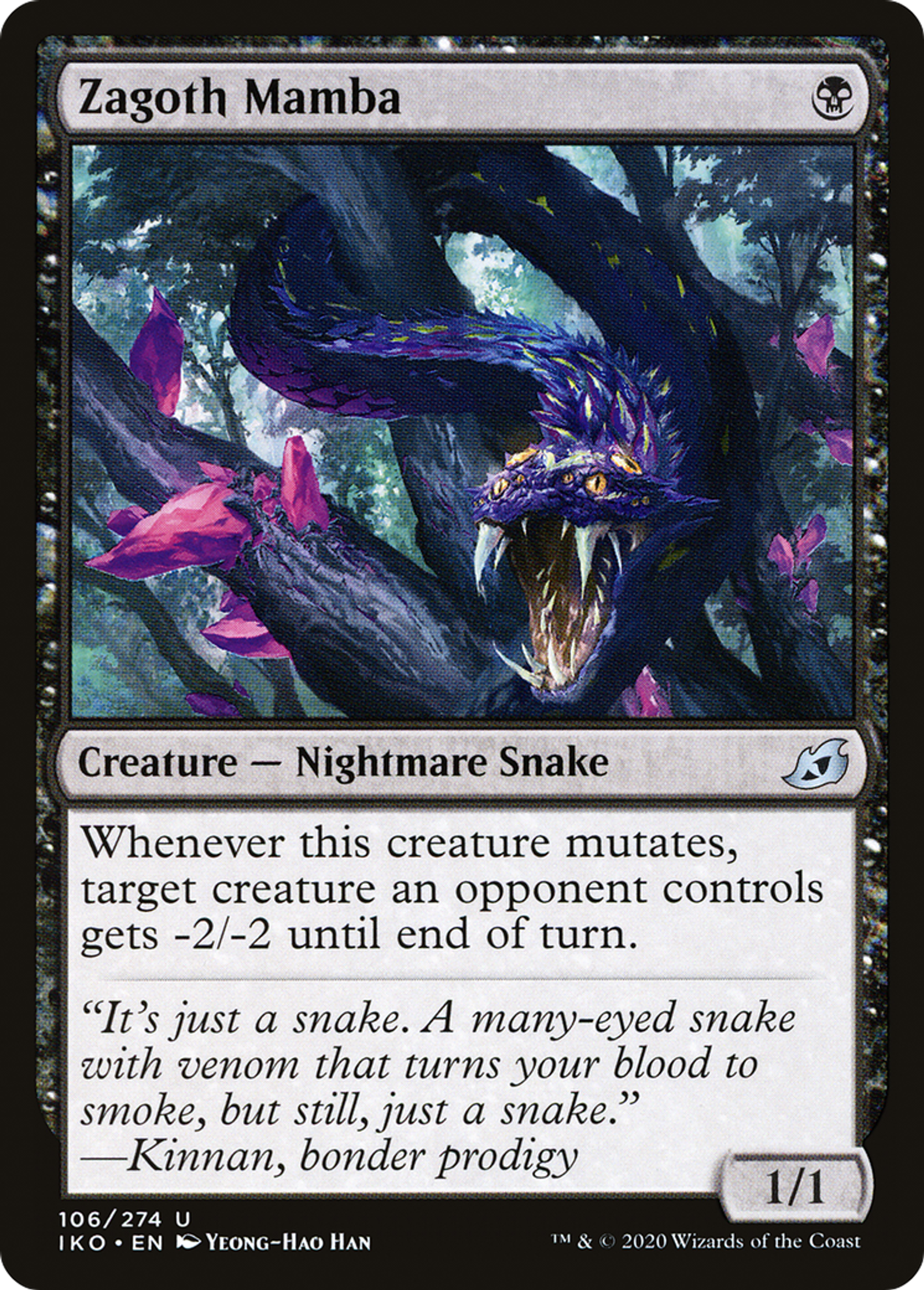 Zagoth Mamba — Ikoria: Lair of Behemoths — Magic: The Gathering