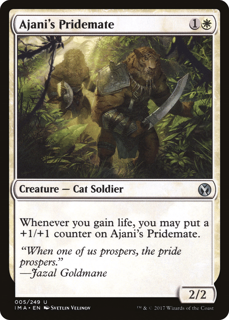 Ajani's Pridemate — Iconic Masters — Magic: The Gathering