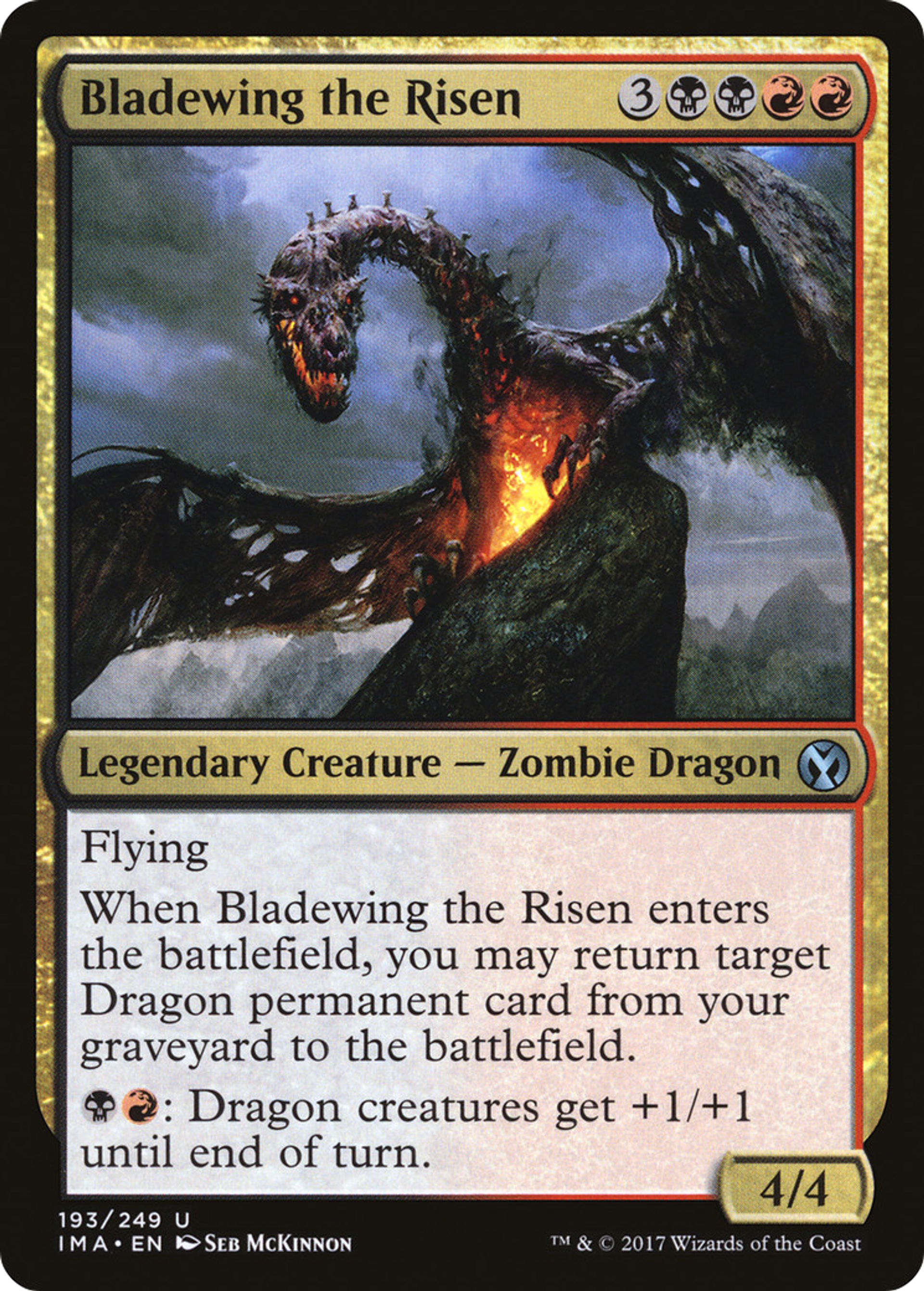 Bladewing the Risen — Iconic Masters — Magic: The Gathering