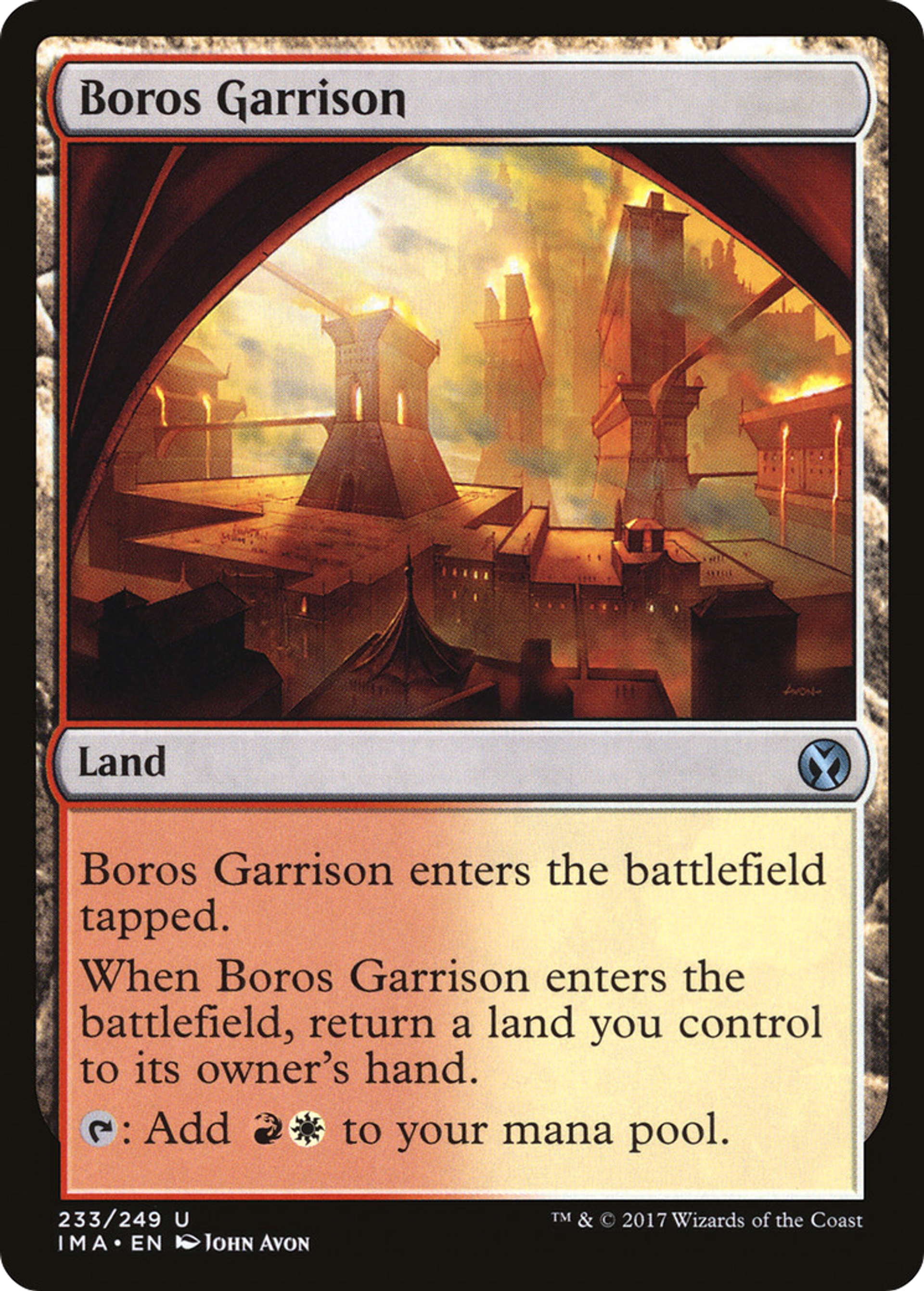 Boros Garrison — Iconic Masters — Magic: The Gathering