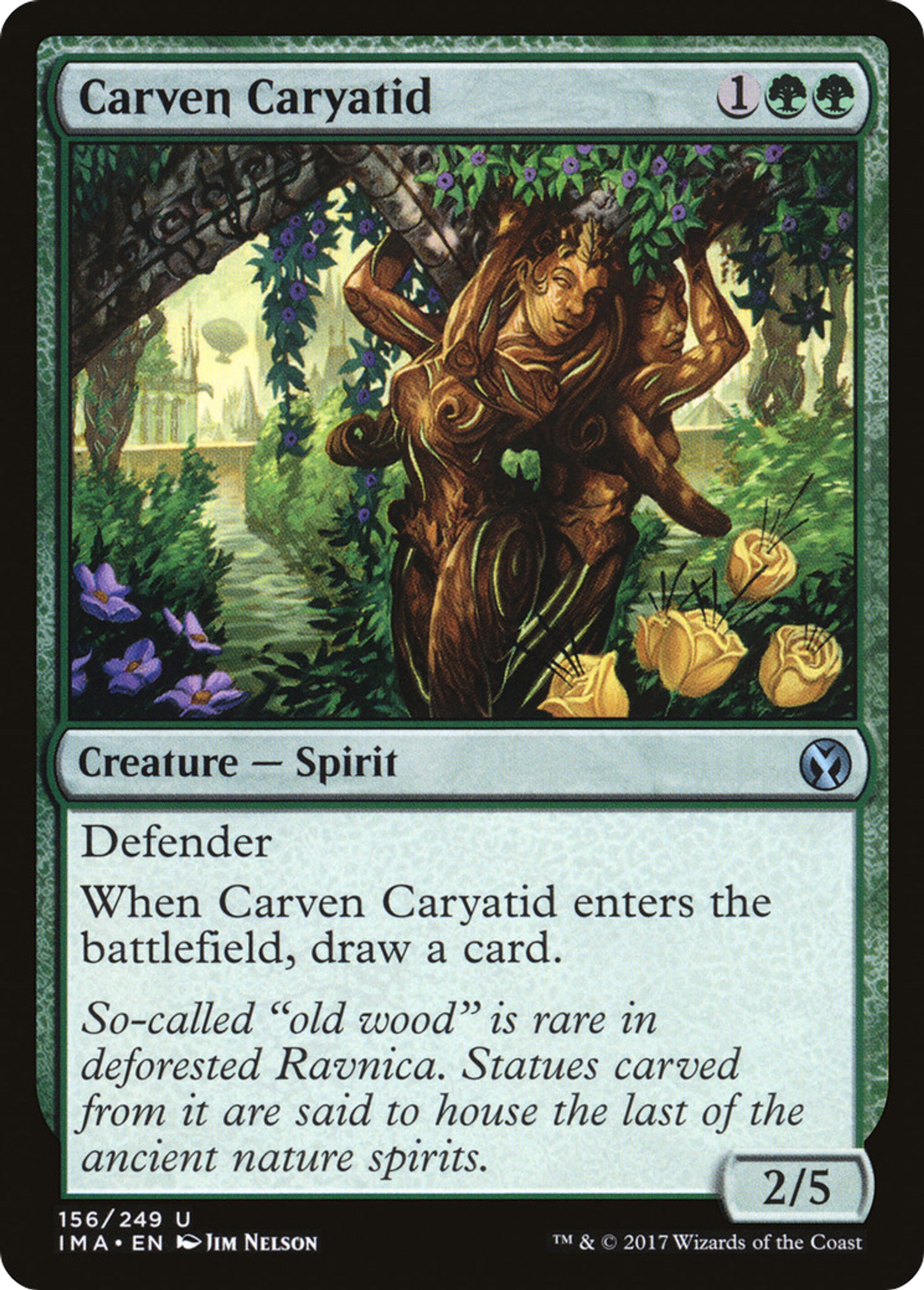 Carven Caryatid — Iconic Masters — Magic: The Gathering