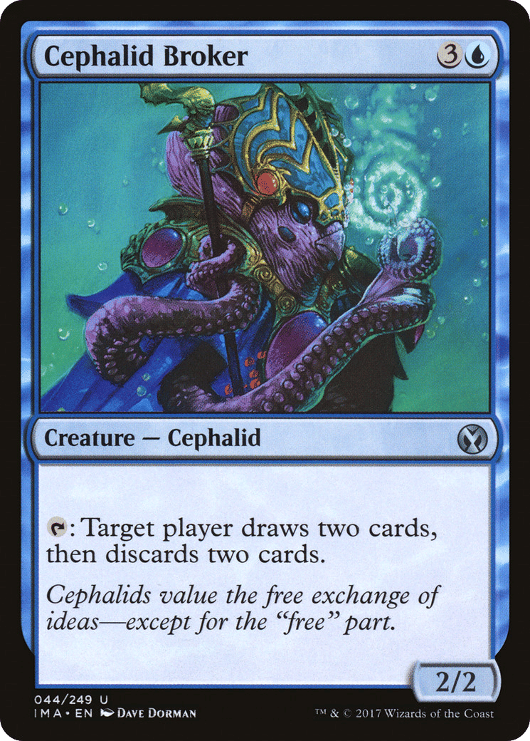 Cephalid Broker — Iconic Masters — Magic: The Gathering