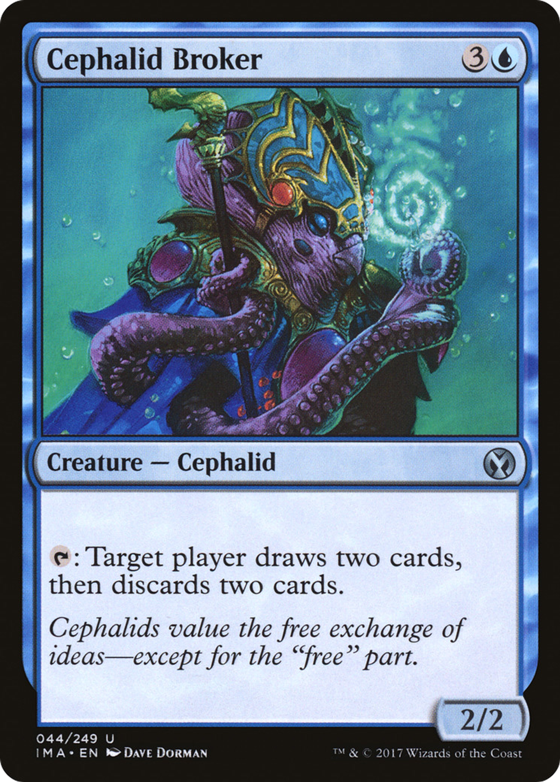 Cephalid Broker — Iconic Masters — Magic: The Gathering