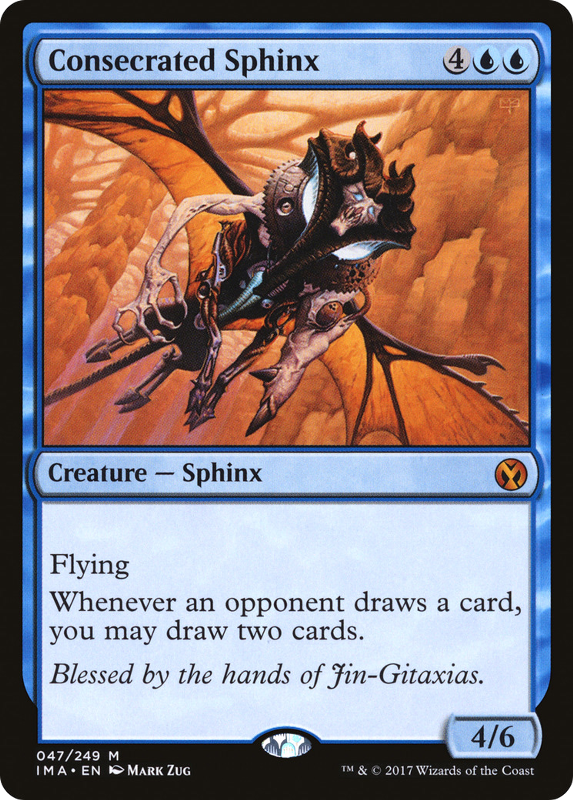Consecrated Sphinx — Iconic Masters — Magic: The Gathering