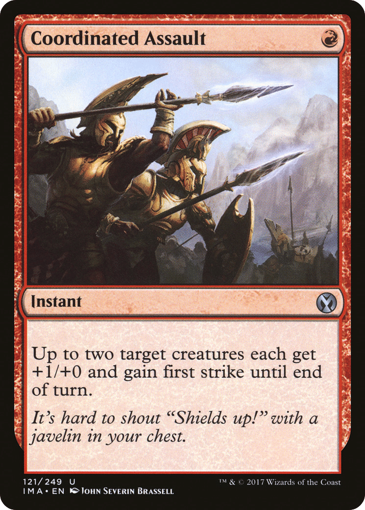 Coordinated Assault — Iconic Masters — Magic: The Gathering