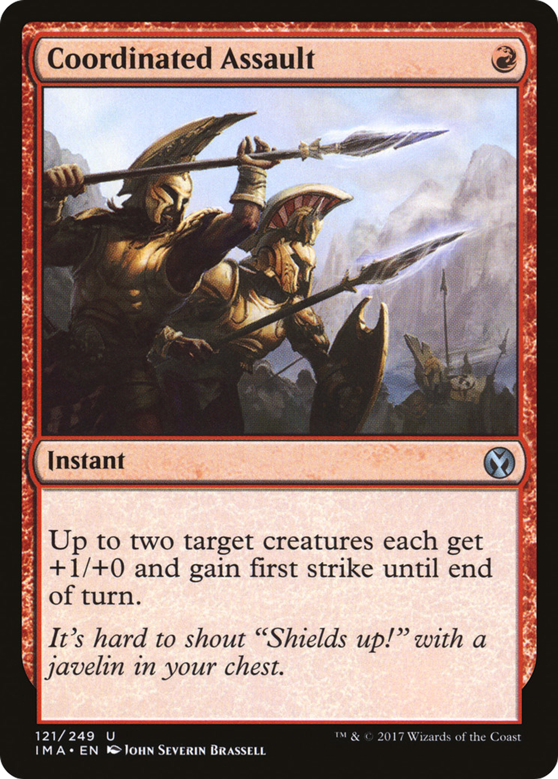 Coordinated Assault — Iconic Masters — Magic: The Gathering