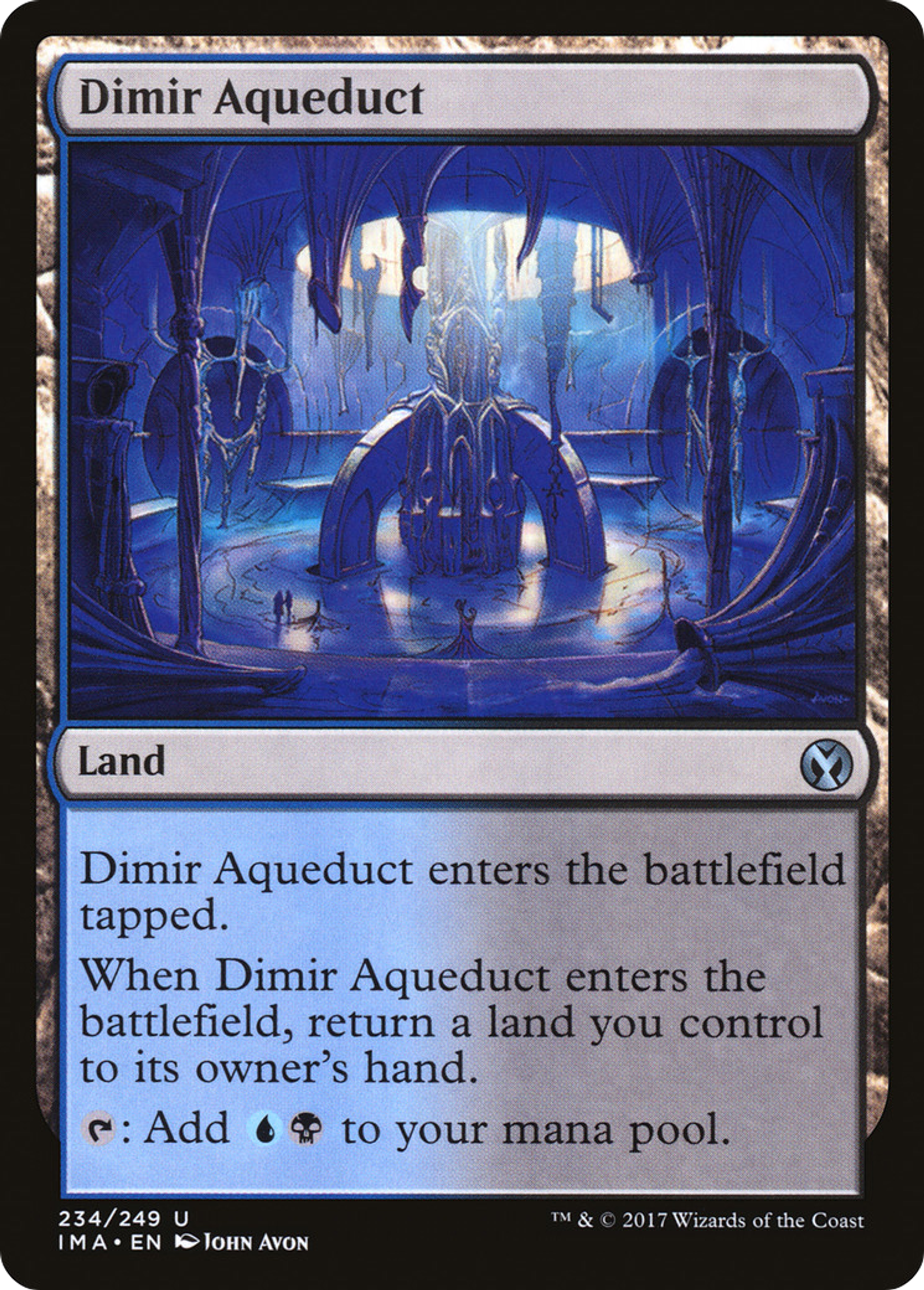 Dimir Aqueduct — Iconic Masters — Magic: The Gathering