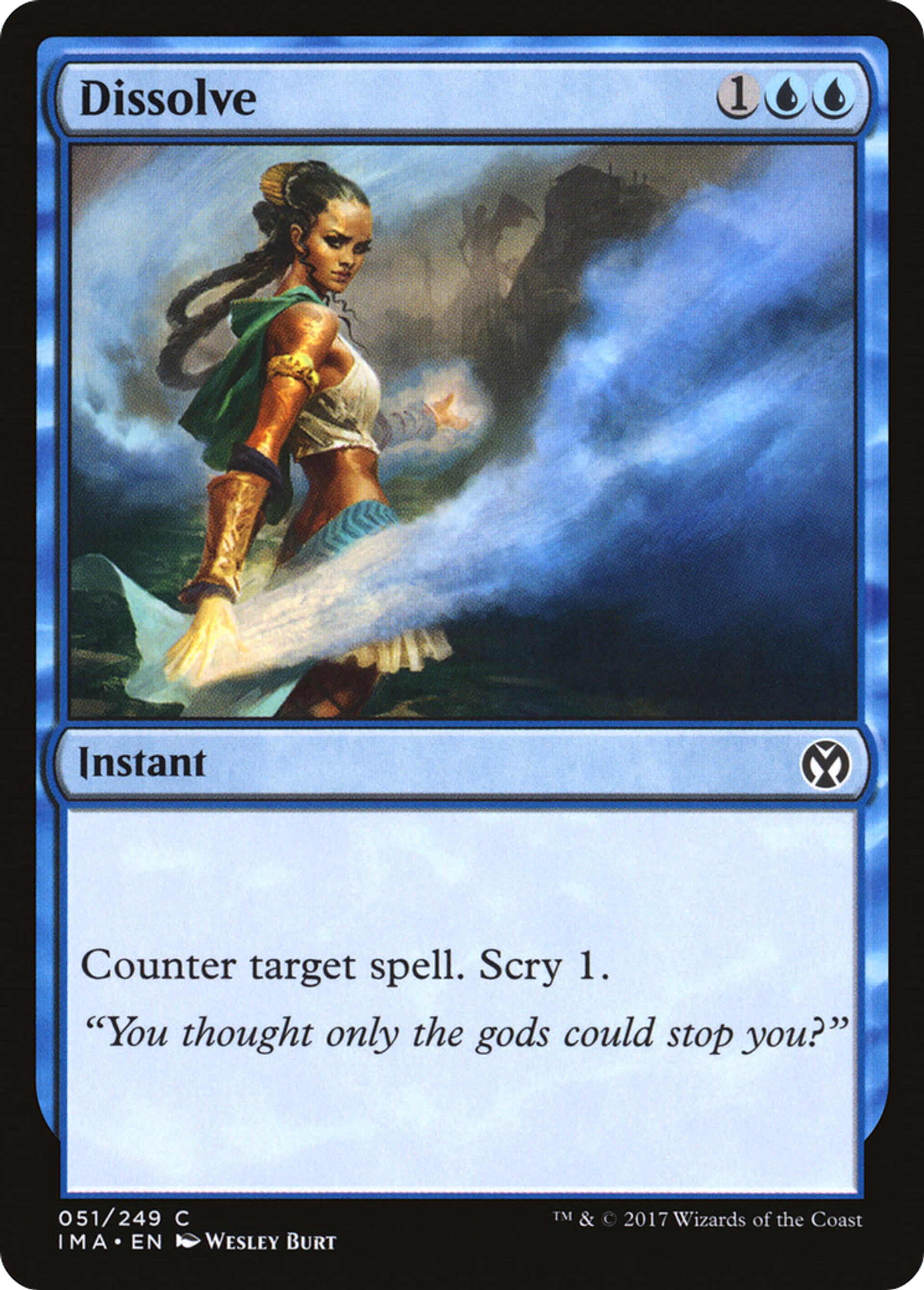Dissolve — Iconic Masters — Magic: The Gathering