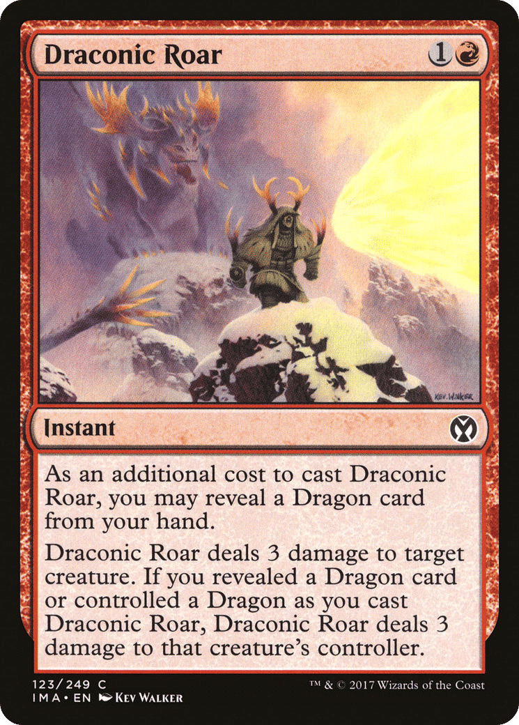 Draconic Roar — Iconic Masters — Magic: The Gathering