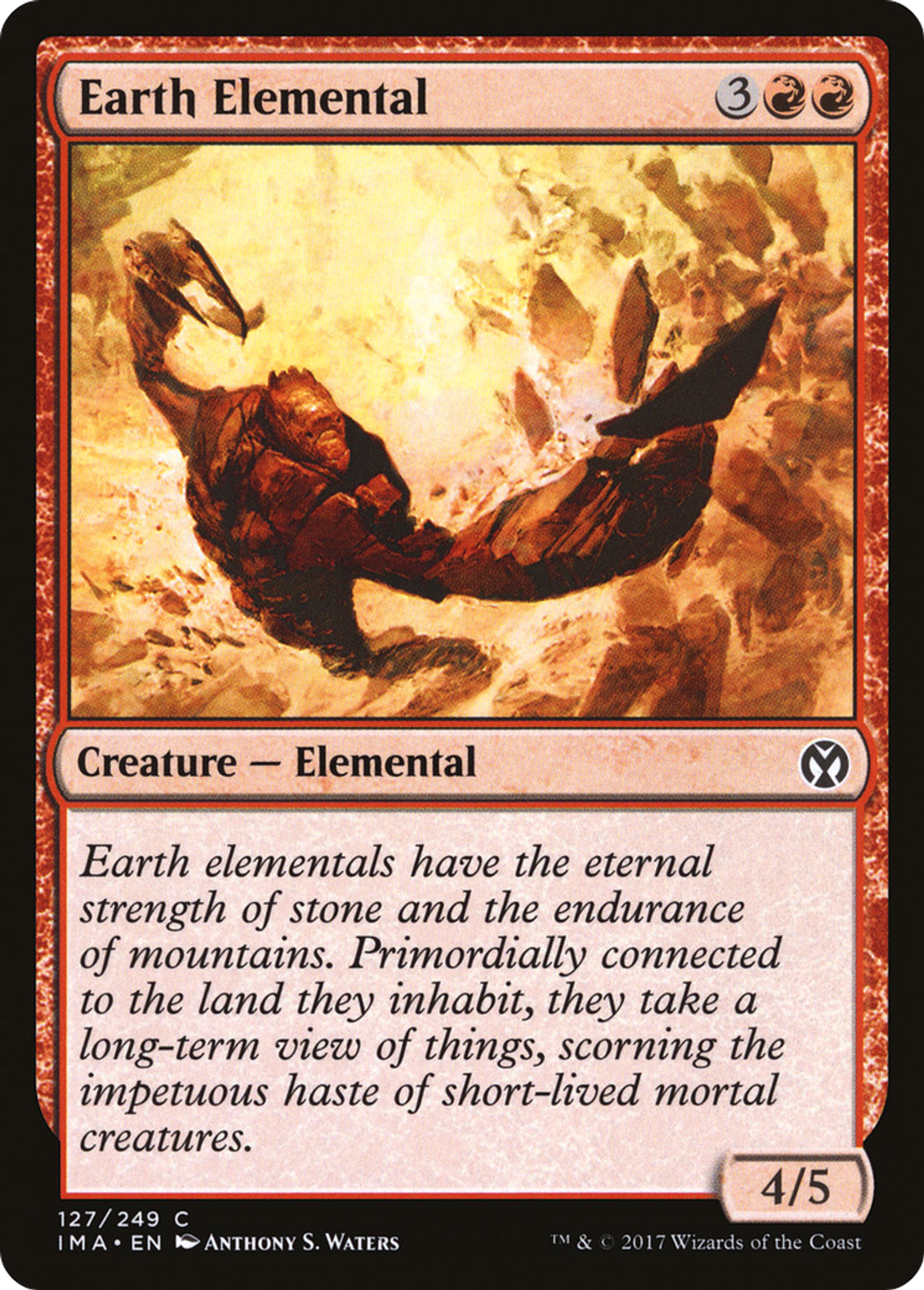 Earth Elemental — Iconic Masters — Magic: The Gathering