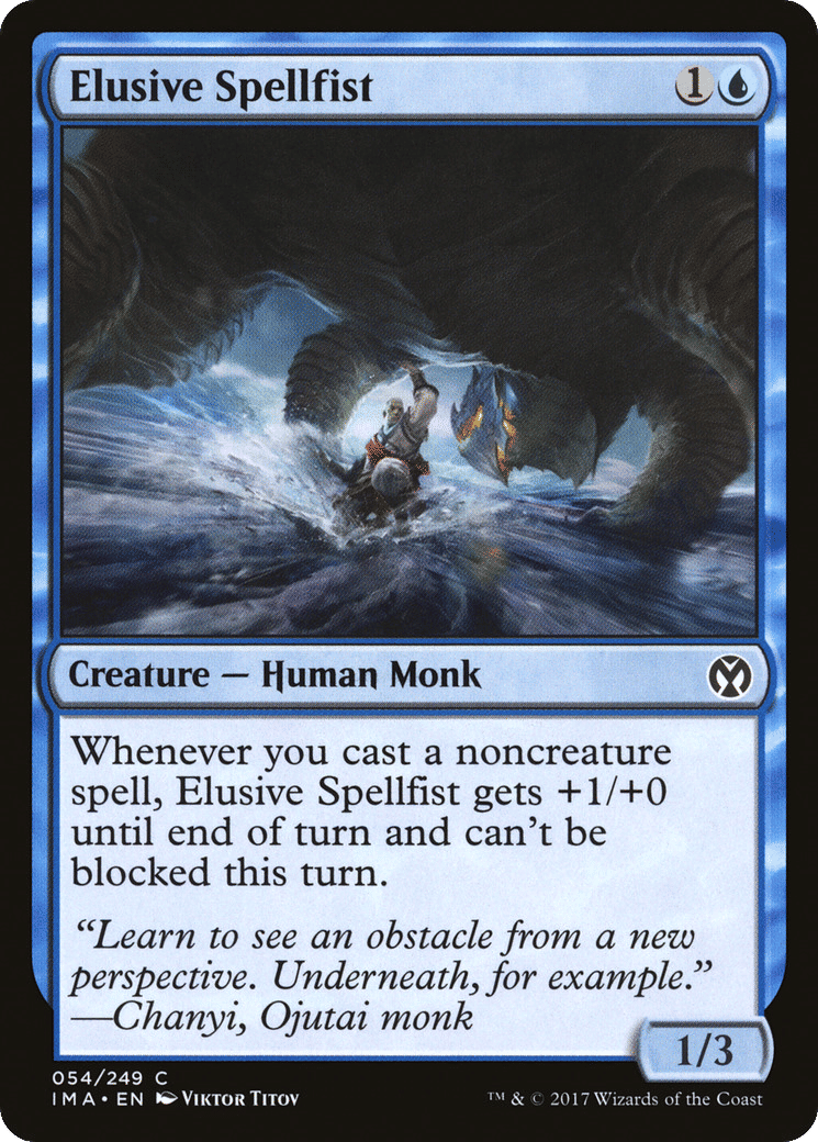 Elusive Spellfist — Iconic Masters — Magic: The Gathering