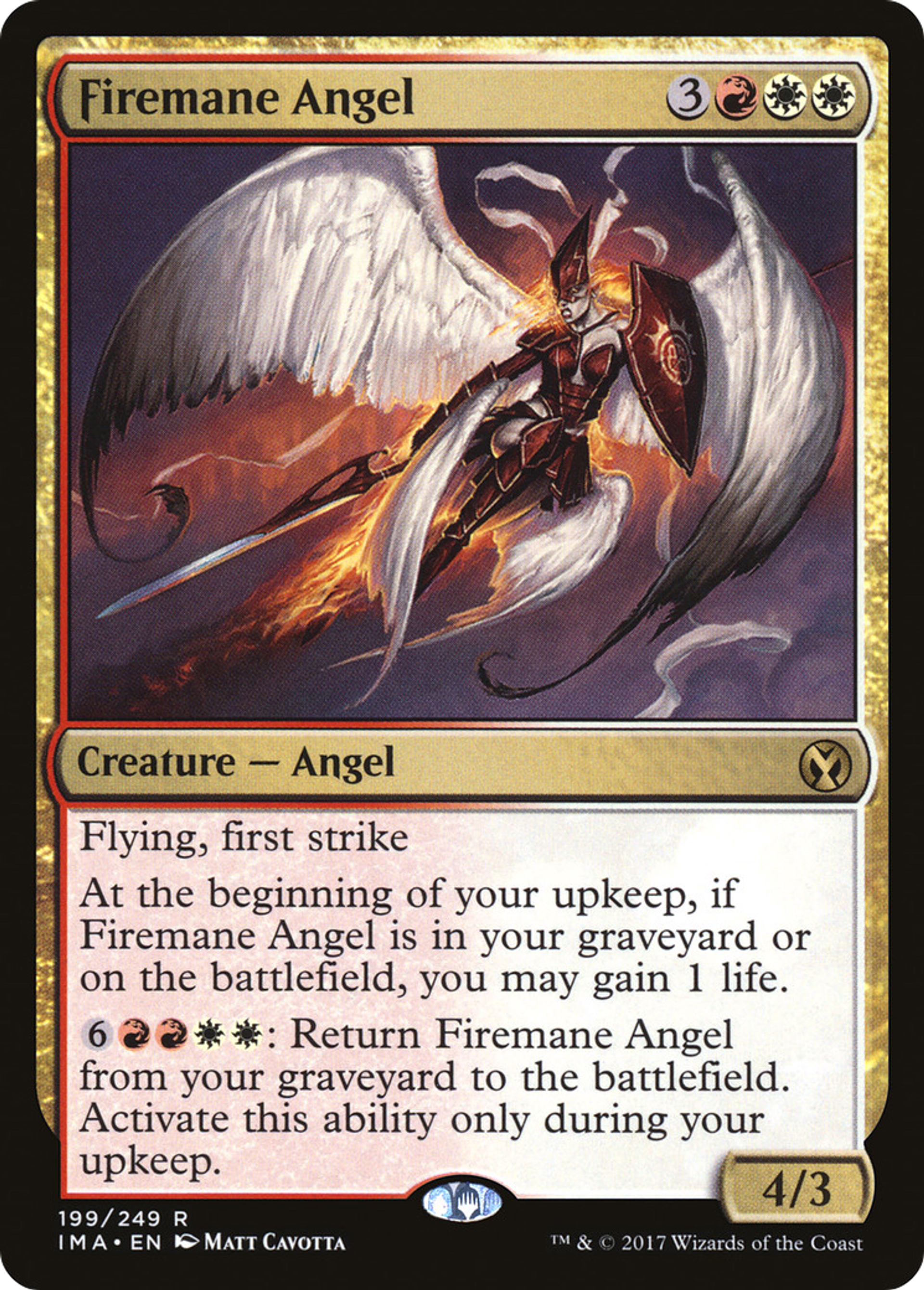 Firemane Angel — Iconic Masters — Magic: The Gathering