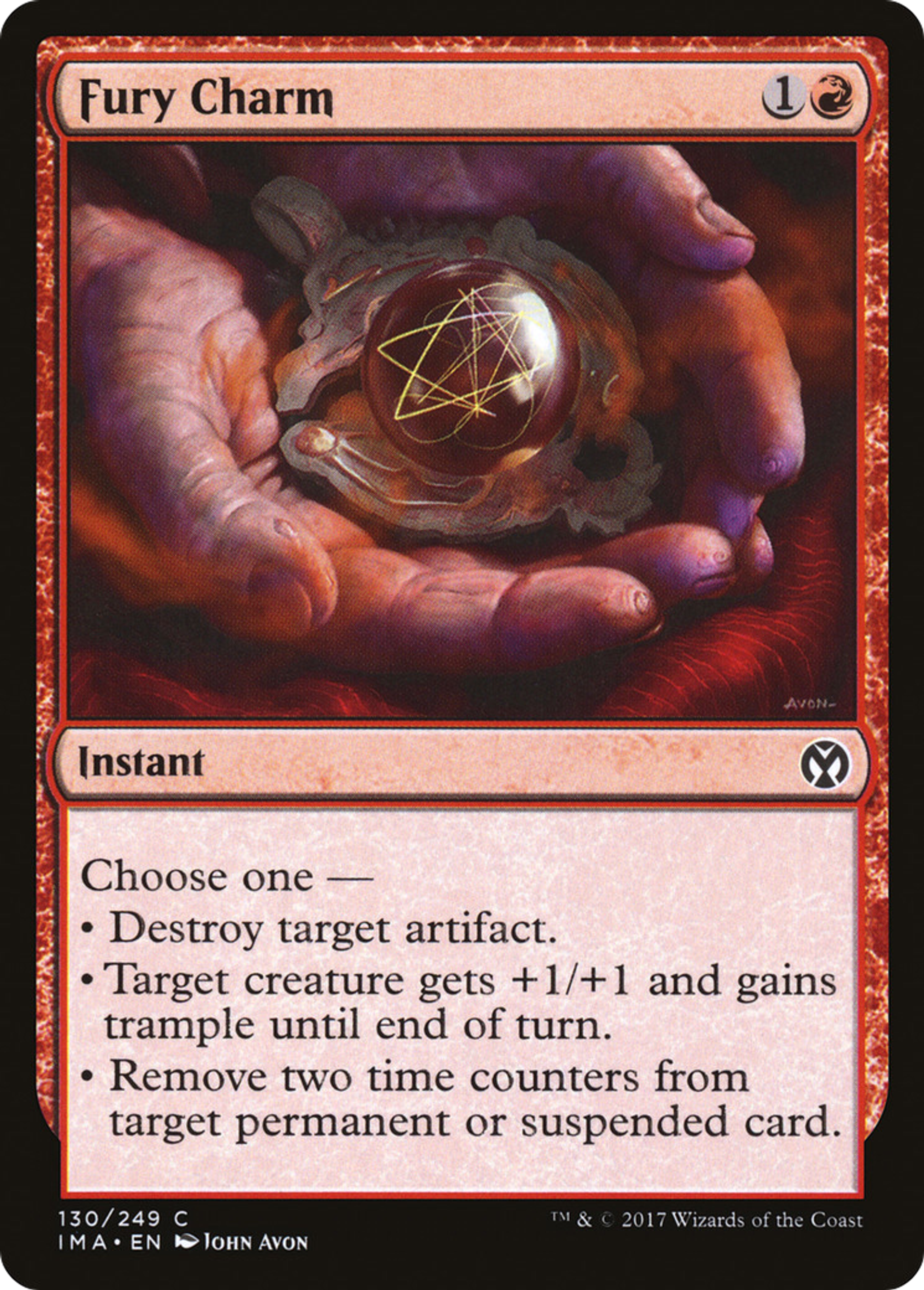 Fury Charm — Iconic Masters — Magic: The Gathering